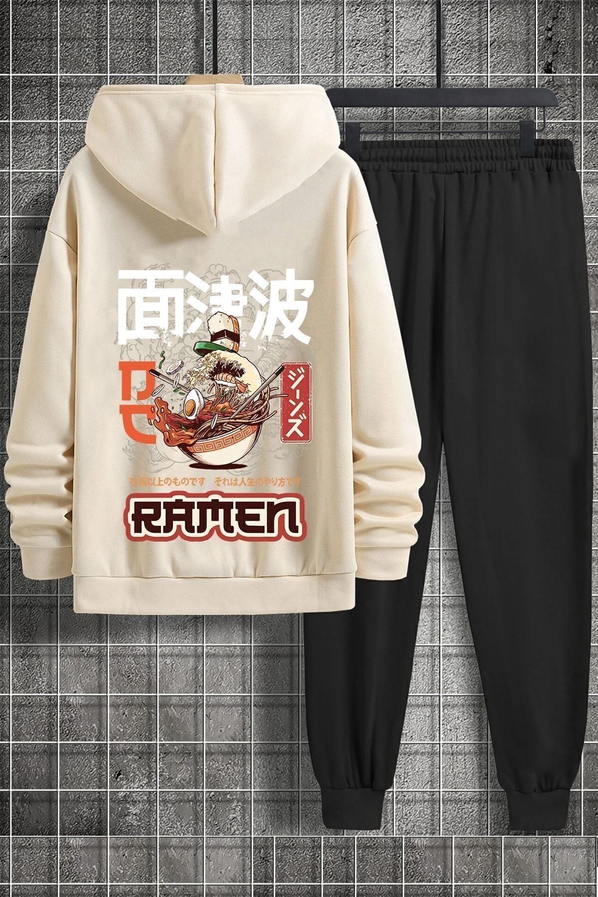 uyguntarz-Унисекс комплект анцуг Ramen с принт 1