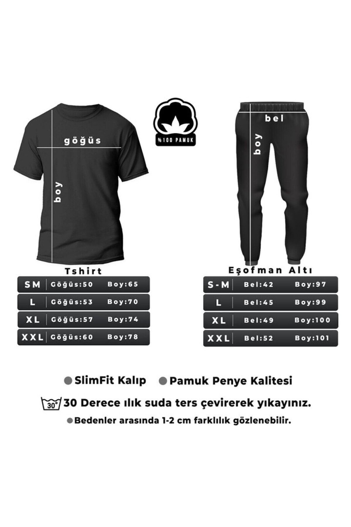 uyguntarz-Unisex Spooky Printed 2-Piece Tracksuit Set 3