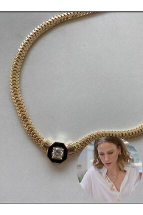 Galia Aksesuar Hasır Leyla Mineli Kolye Gold Rodyum Kaplama Satıcıyı Kontrol ...