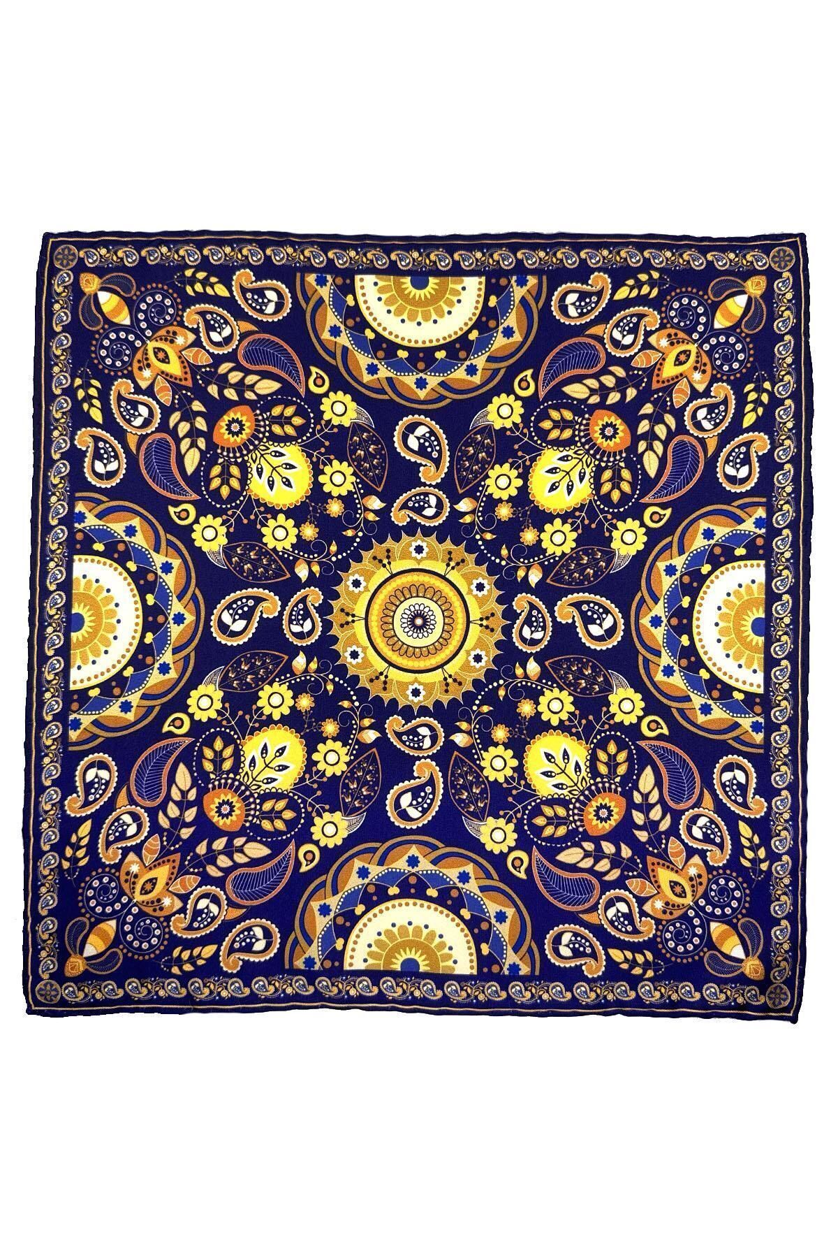 Kravatkolik Lacivert Motif Desen Erkek Cep Mendili SPS625-107