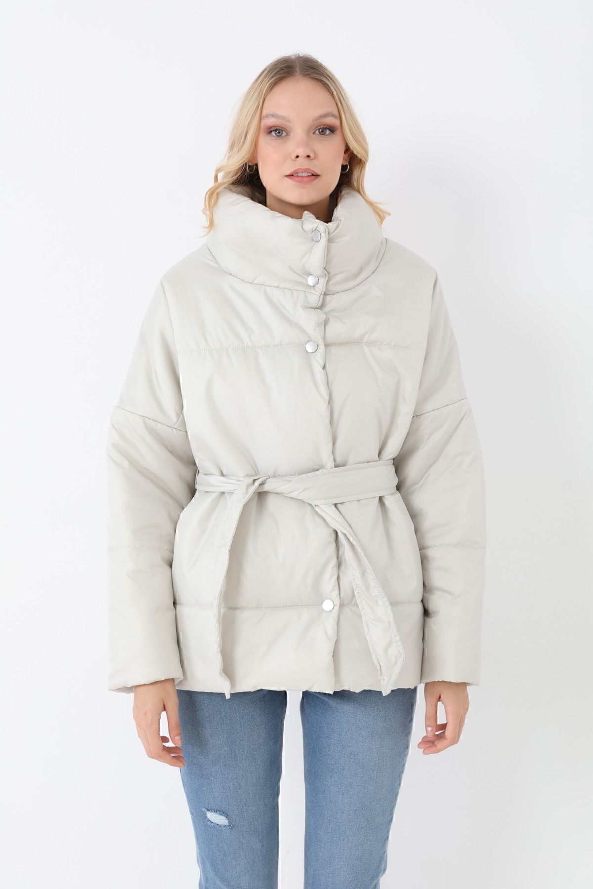 Women's Stone Filled Lined Waterproof Wind Resistant Oversize Bomber Jacket & Coat & Parka