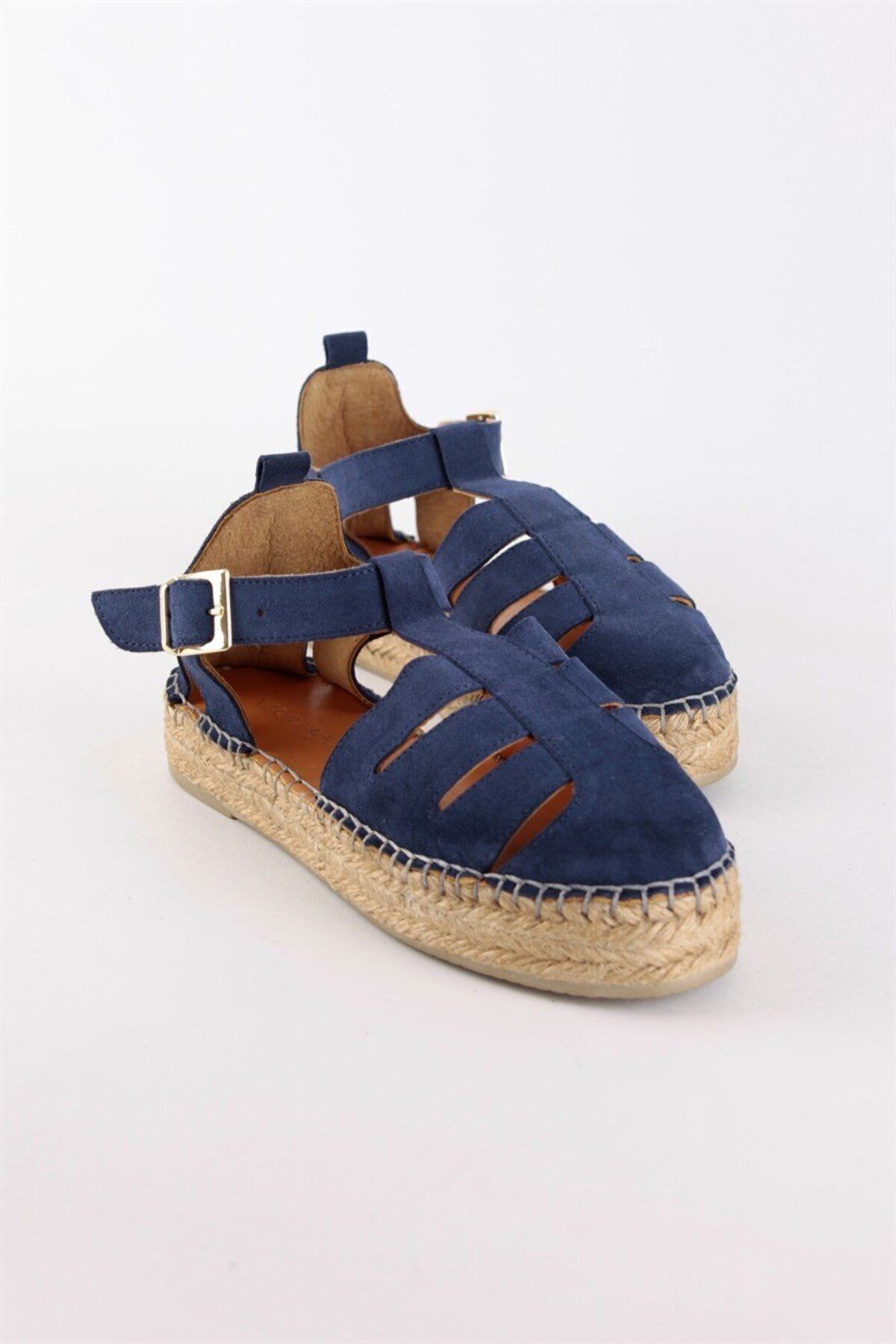 صندل زنانه آبی NILUFARR | 404-DAISY اورجینال - تصویر 6