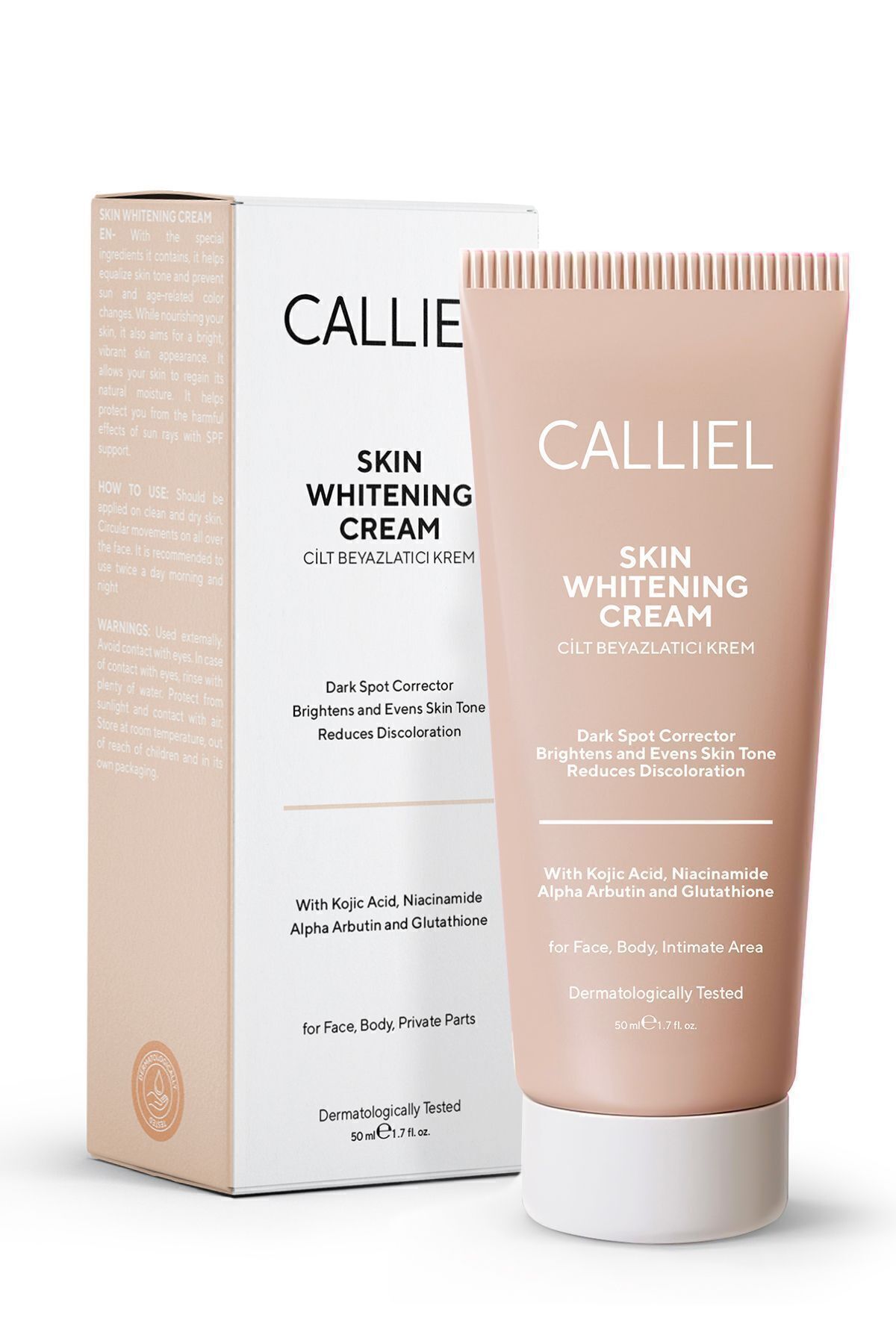 Cilt Beyazlatıcı , Aydınlatıcı Leke Karşıtı Bakım Kremi Glutatyon,alpha Arbutin,kojik Asit 50ml
