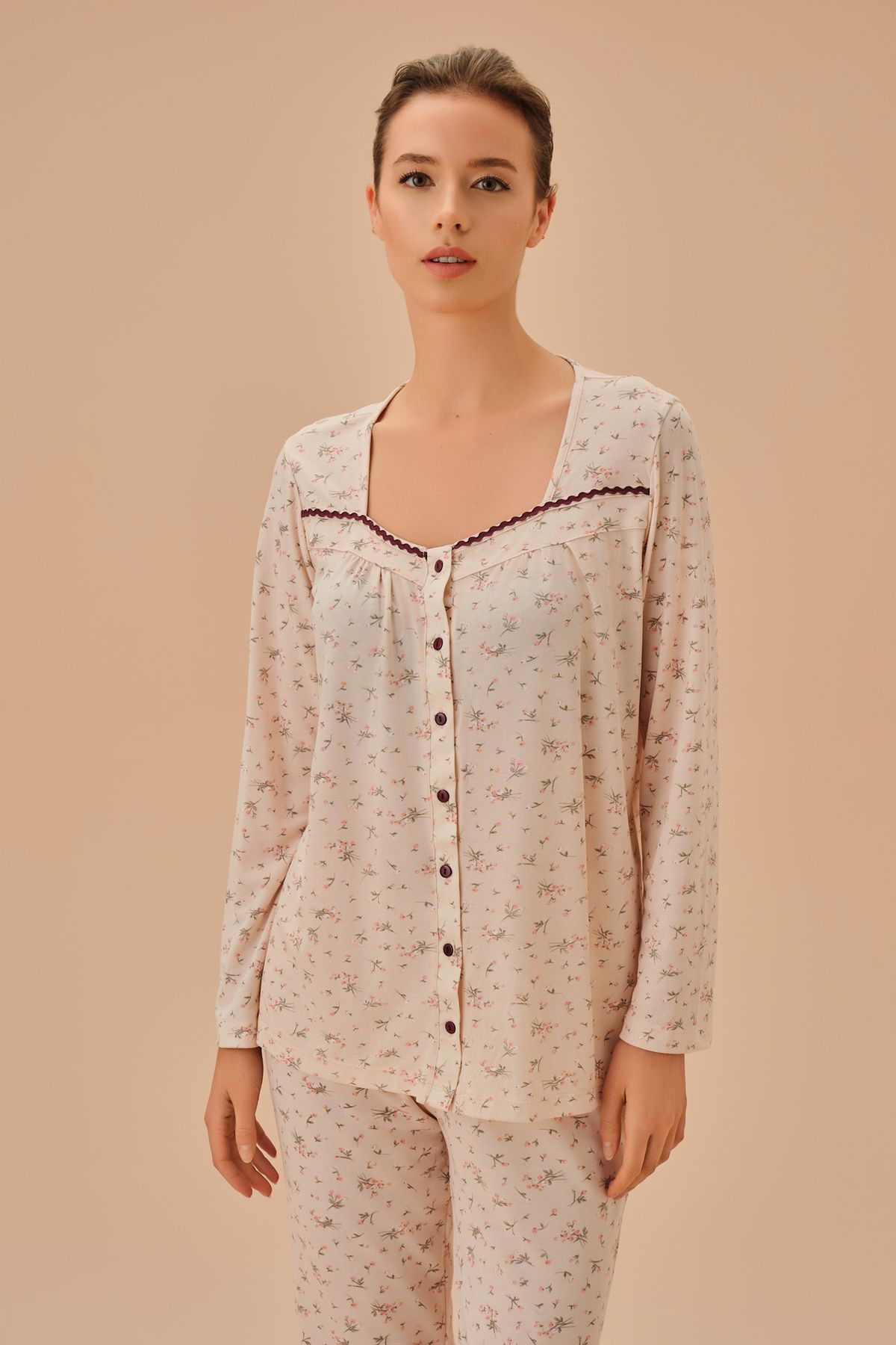 SUWEN-Set de pijamale pentru tânără mamă masculină 3