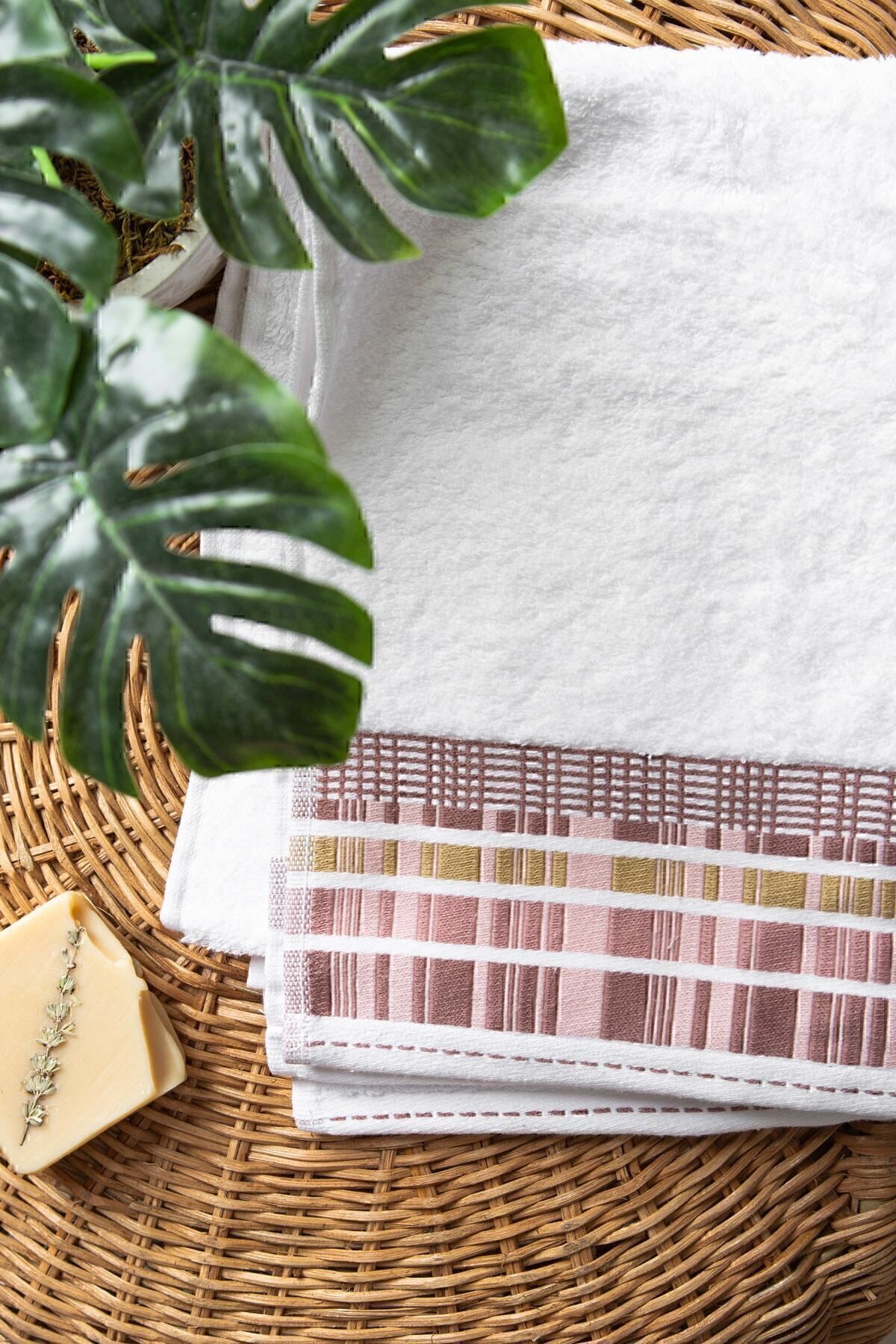 İrya-Portofino 100% Cotton Bath Towel White 70x130 1