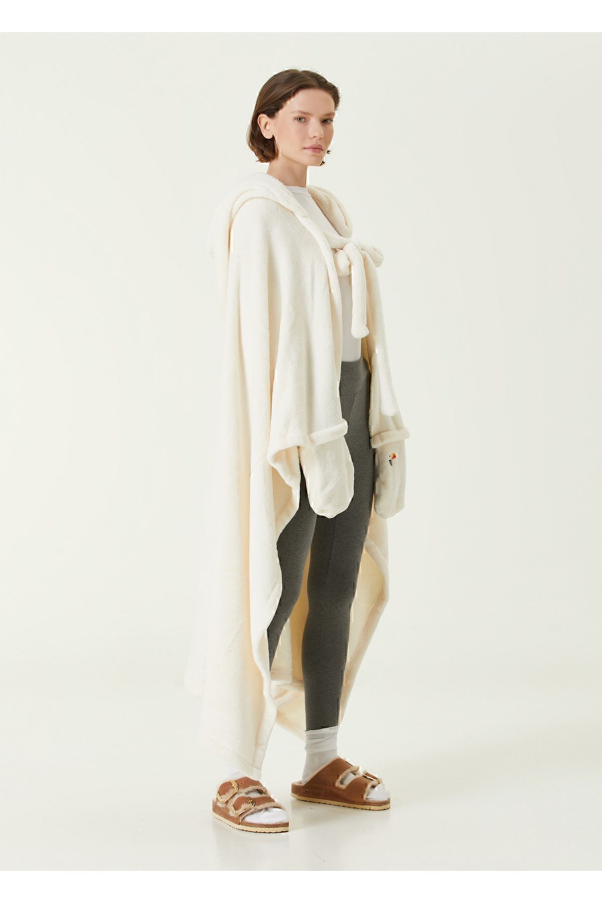 İrya-Es Parla Hope Blanket Ecru Oversize 3