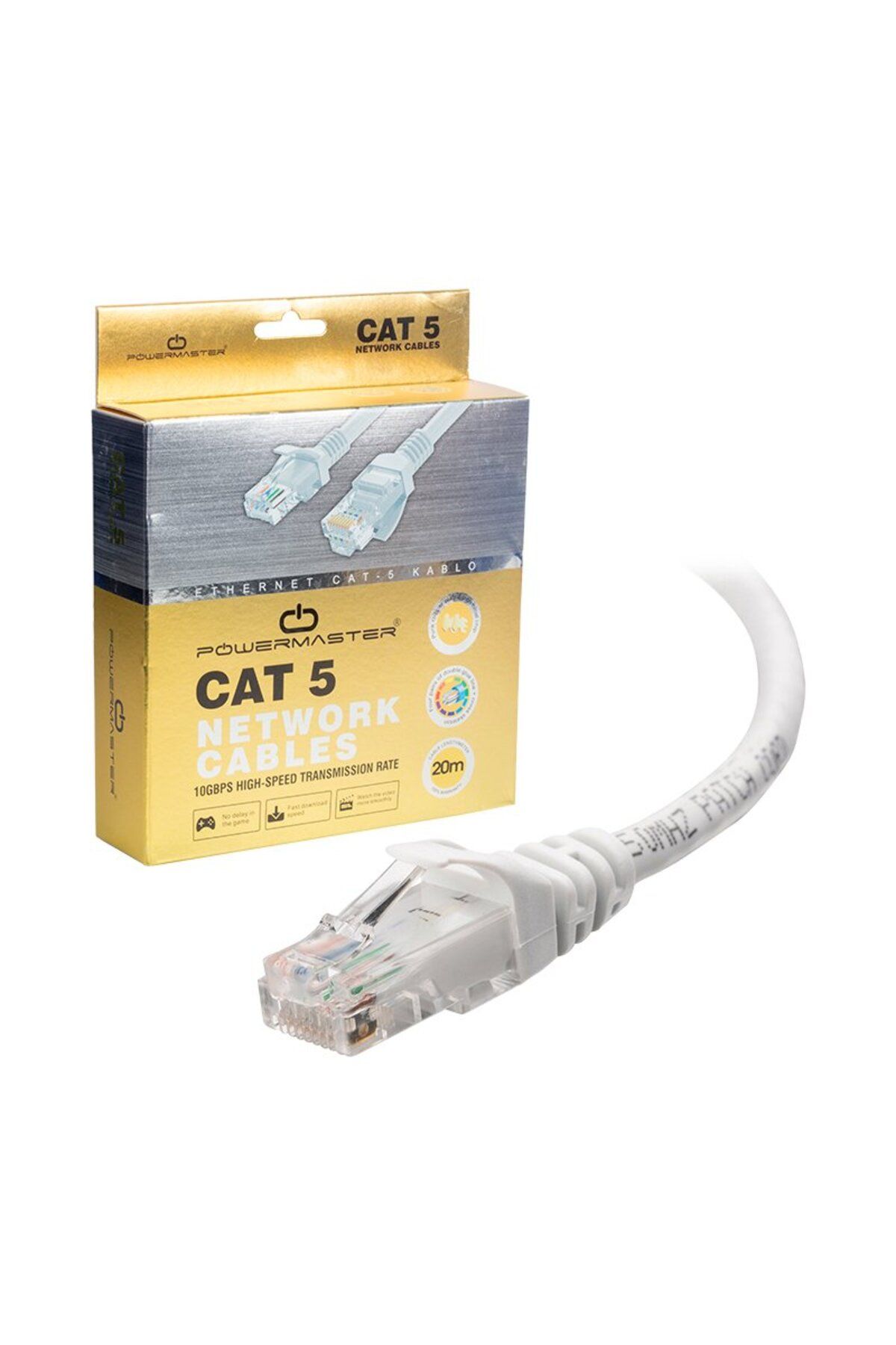 Lunaross KABLO.CAT5 20 METRE GRİ KUTULU (4914)