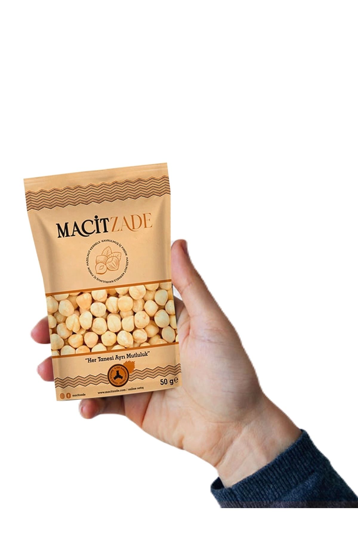 Macitzade Çifte Kavrulmuş İç Fındık Tadımlık 50 Gr