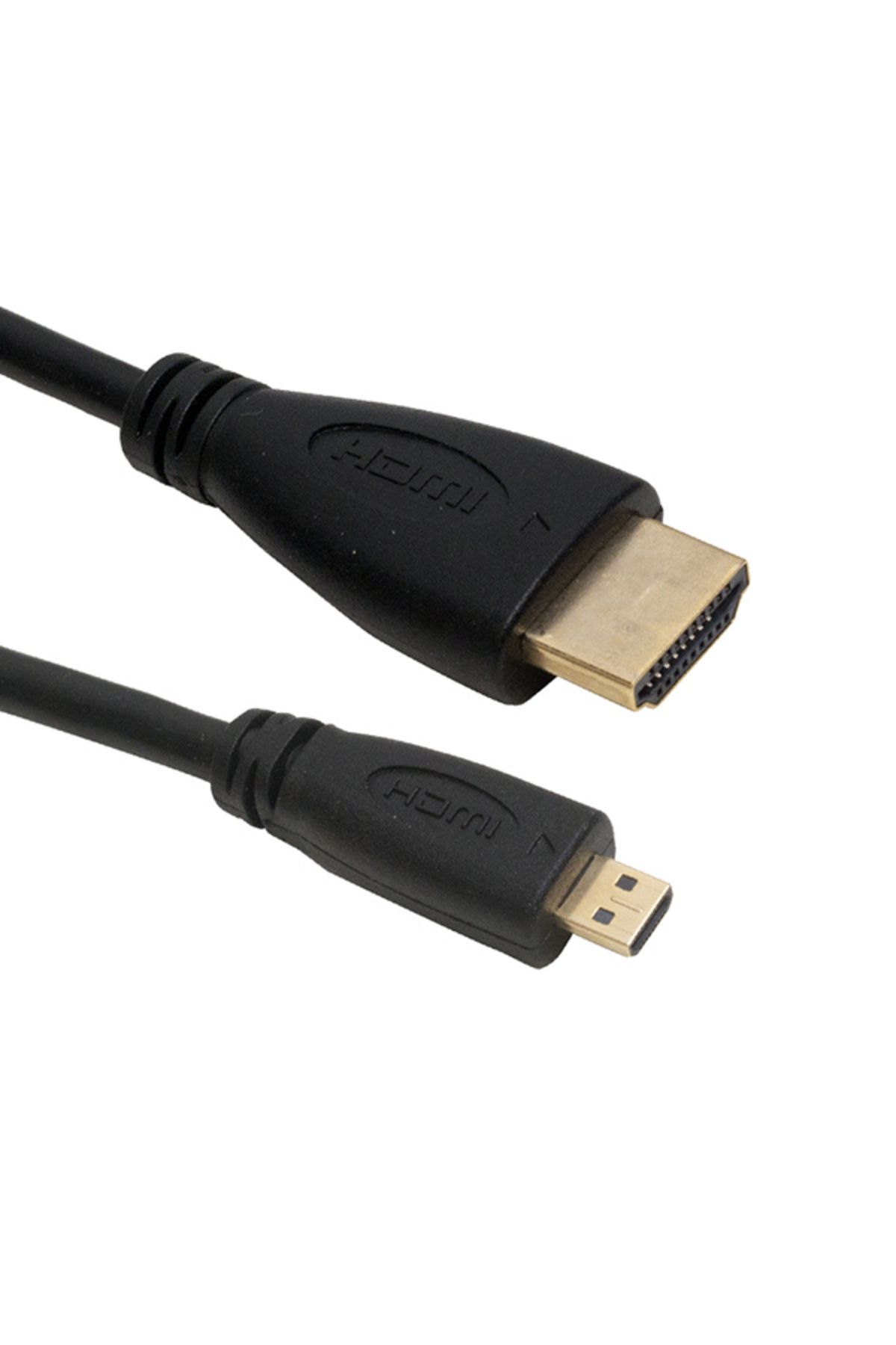 Light up HDMI ERKEK MİCRO HDMI ERKEK GOLD 1,5 METRE KABLO