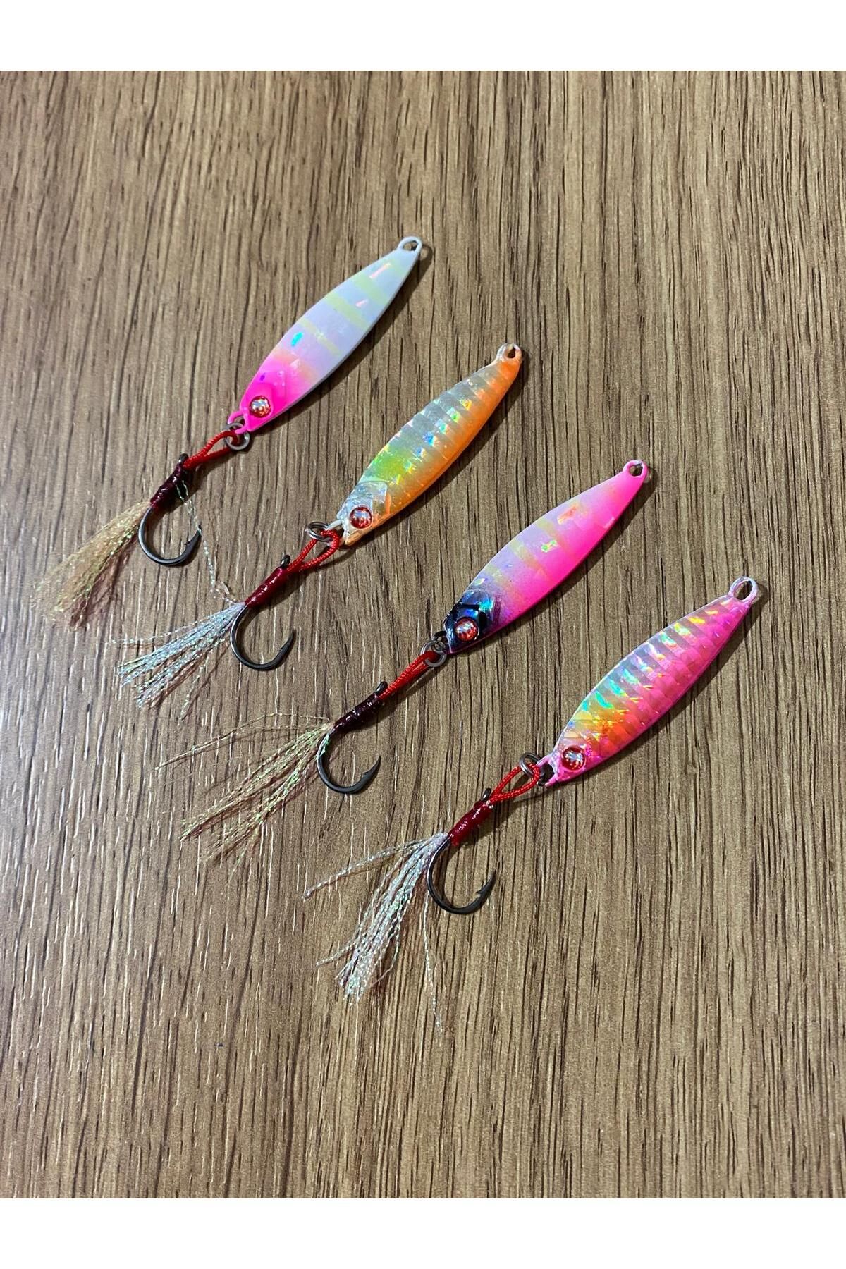 ست چوب ماهیگیری مجموعه خوراک جیگ ساخته شده 4 قطعه 10 گرم DAIWA