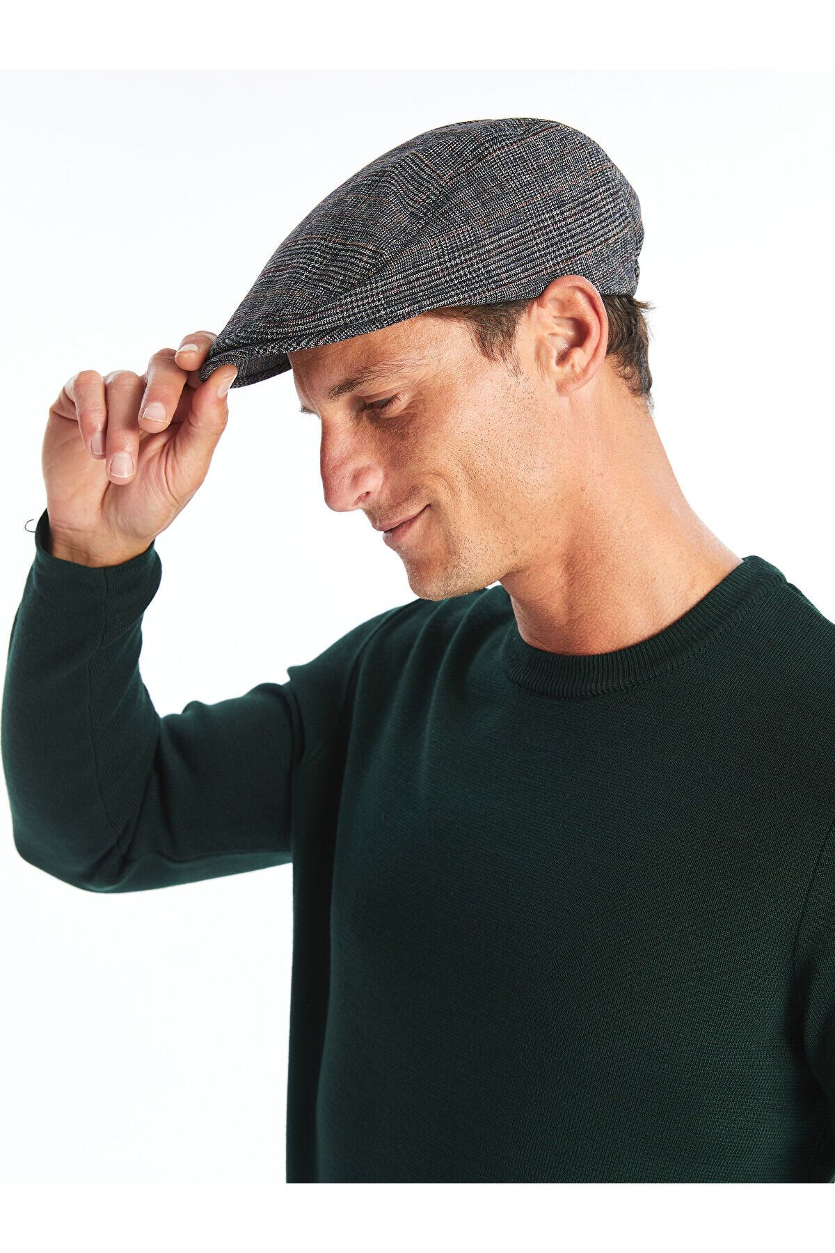 LC Waikiki Pălărie Pentru Bărbați Cu Model În Carouri Lcwk Masculin - 60