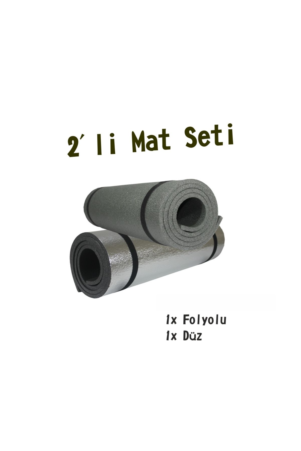 FoamStore 2'li Mat Seti- 180x60cm 10mm-170x60cm 10mm