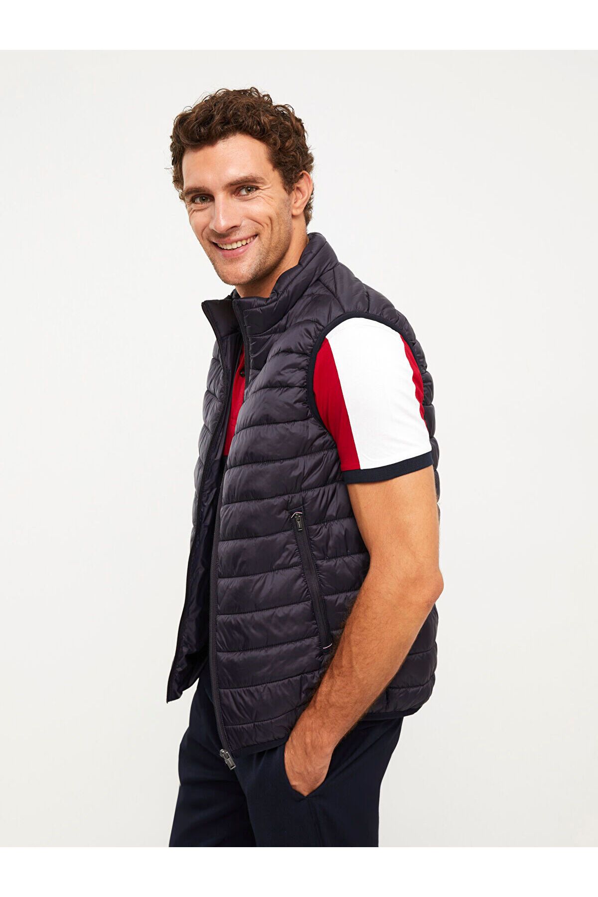 LC Waikiki-Lw - Standard Fit Stand Collar Men's Puffer Vest 2