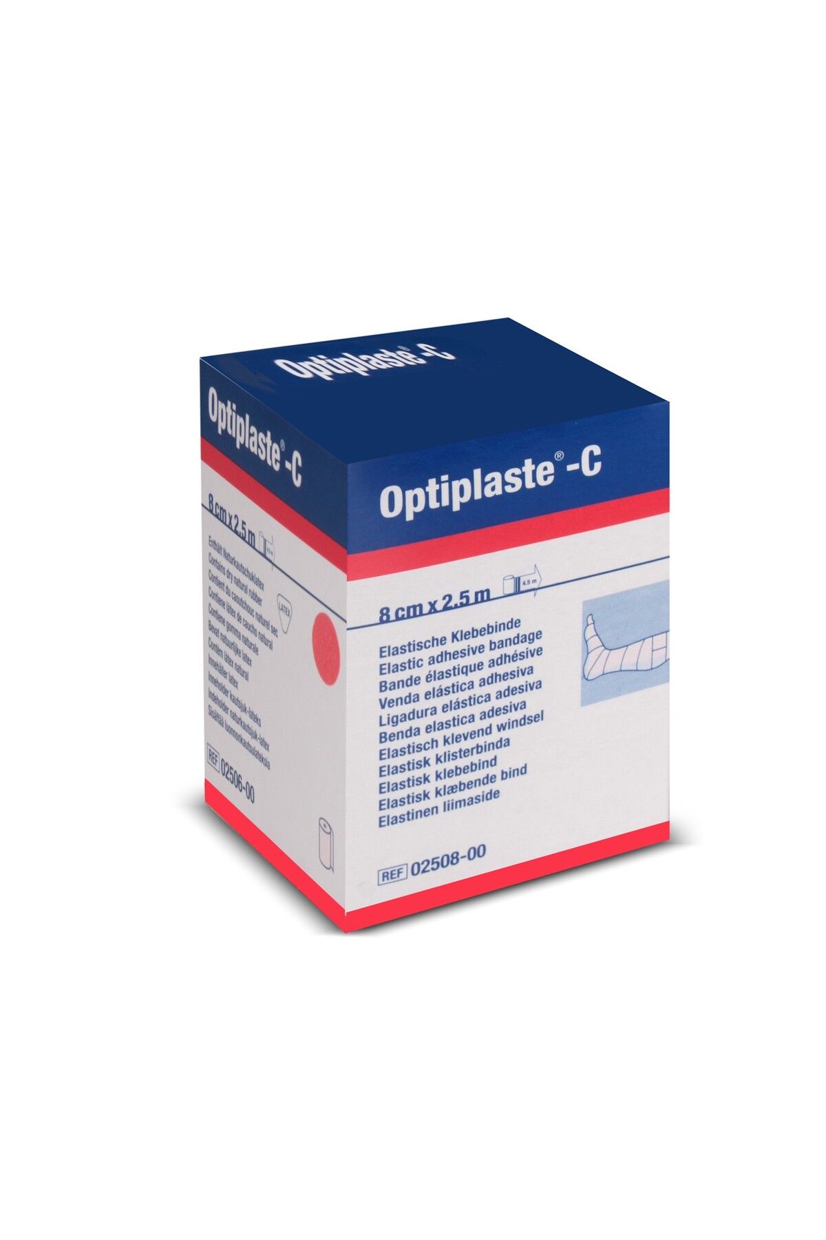 باند بوکس OPPOLLAST C 8CM X 2.5M BSN چسب سخت BSN