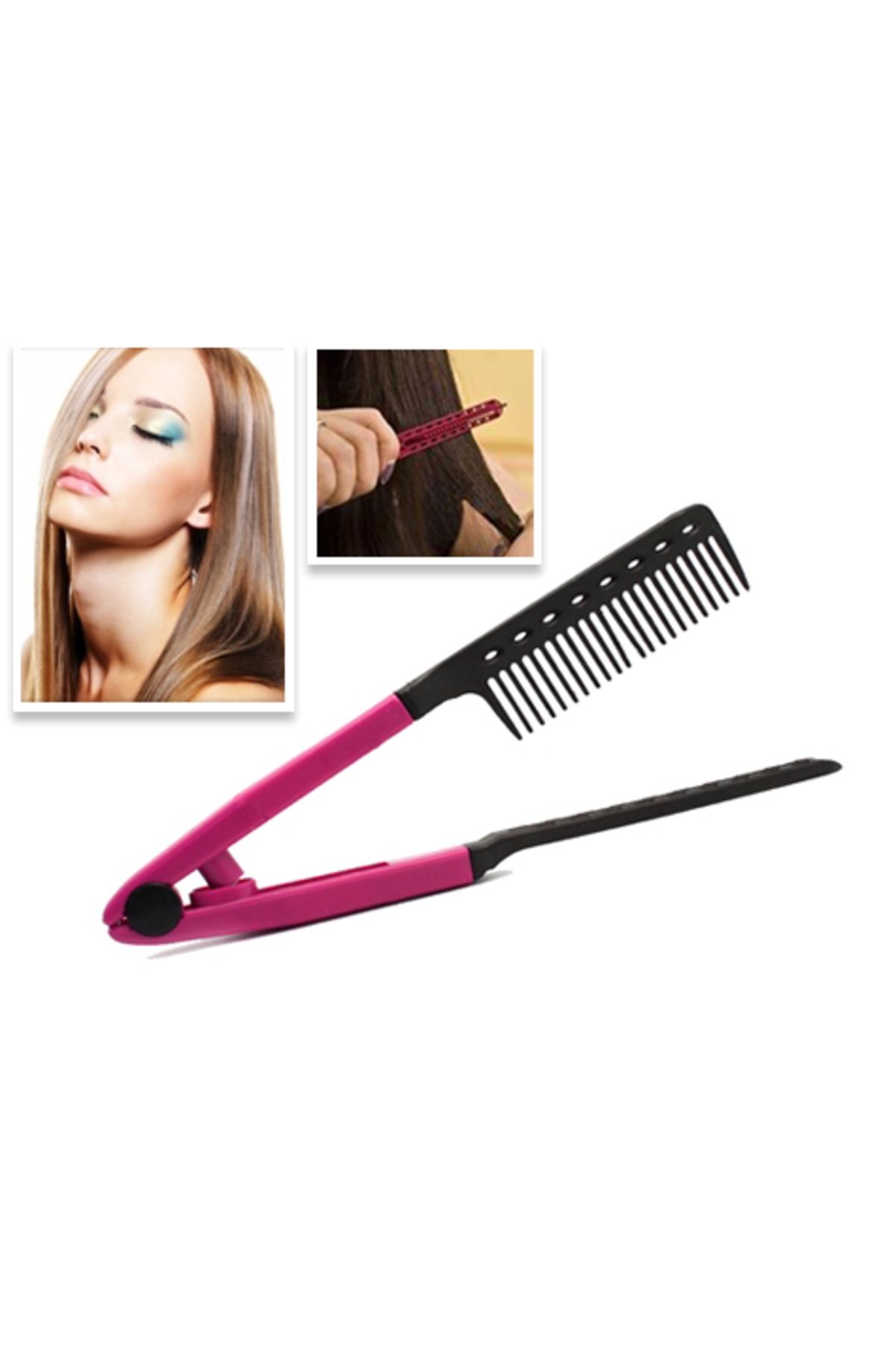 kapsulavm Saç Kabartma Düzleştirme Tarağı New Hair Comb