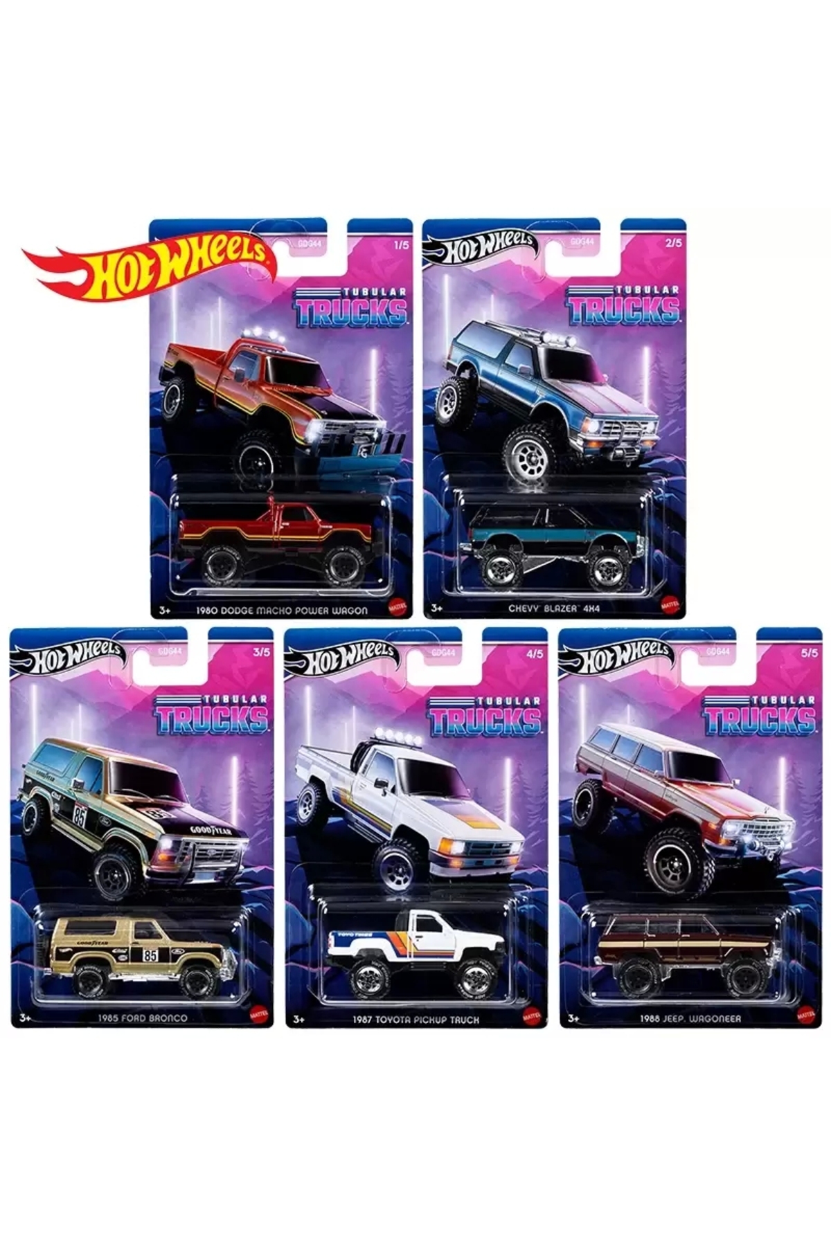 Hotwhells Hot Wheels Tubular Trucks HWR58 Set - Fiyatı, Yorumları