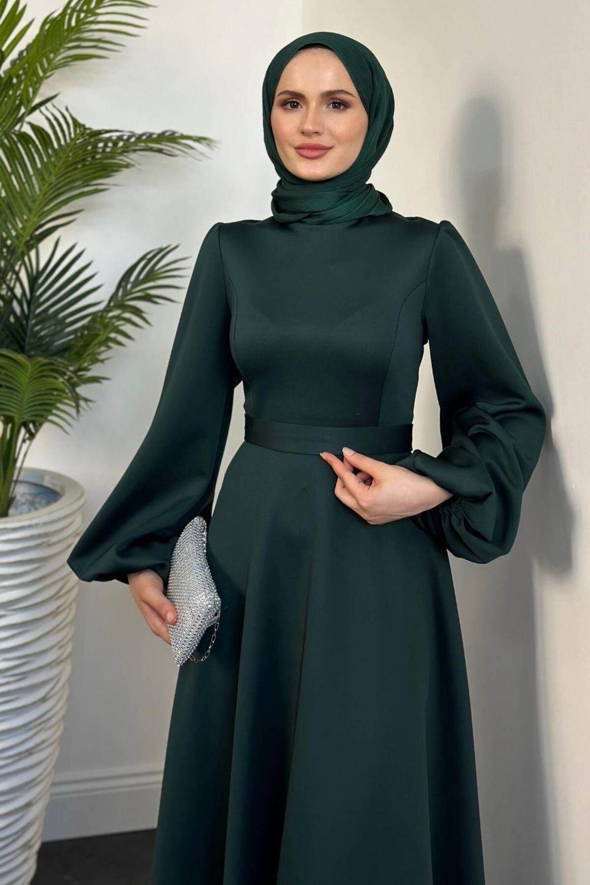 KaSheHa-Emerald Yanni Scuba Dress 3