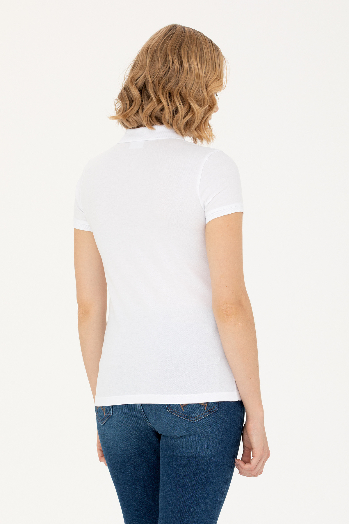 تیشرت زنانه یقه پولو U.S. Polo Assn. مدل vr013 — 5
