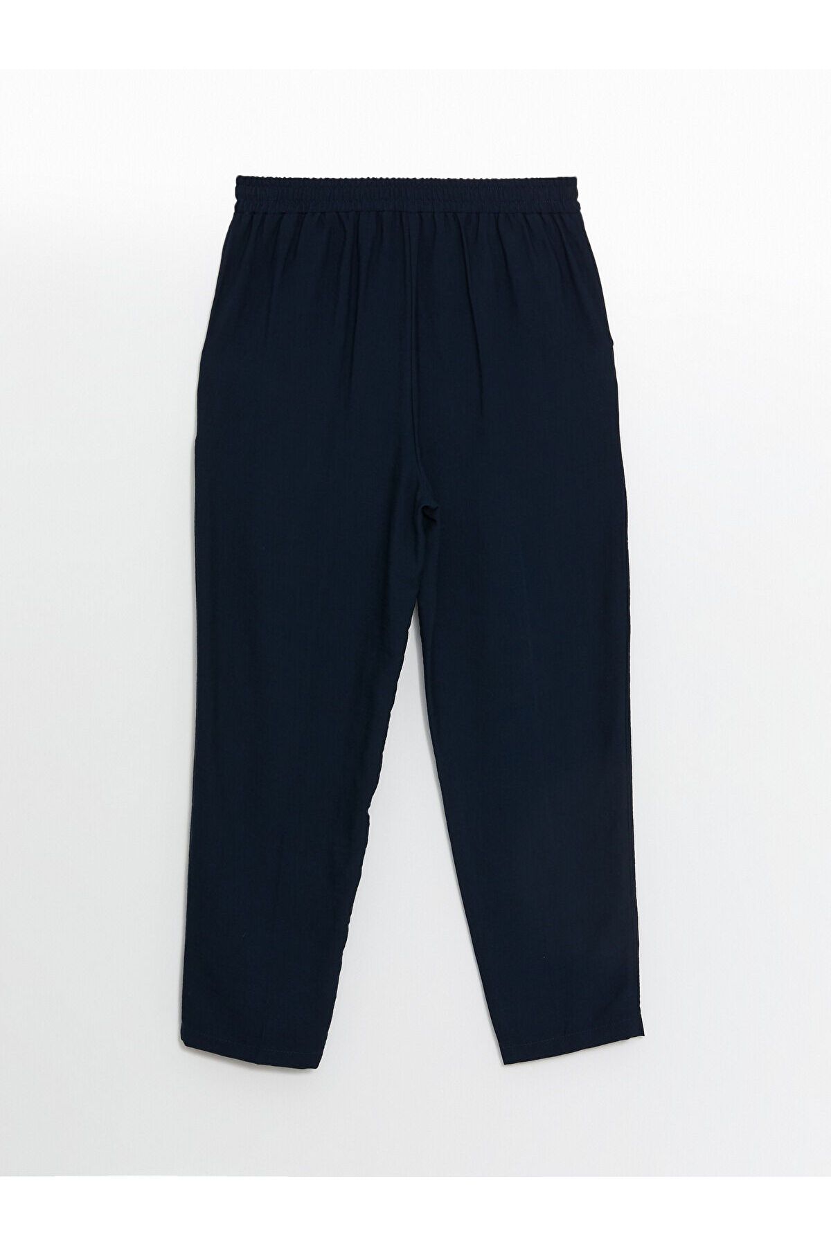 LC Waikiki-Pantaloni drepti pentru femei LCW cu talie elastică 2