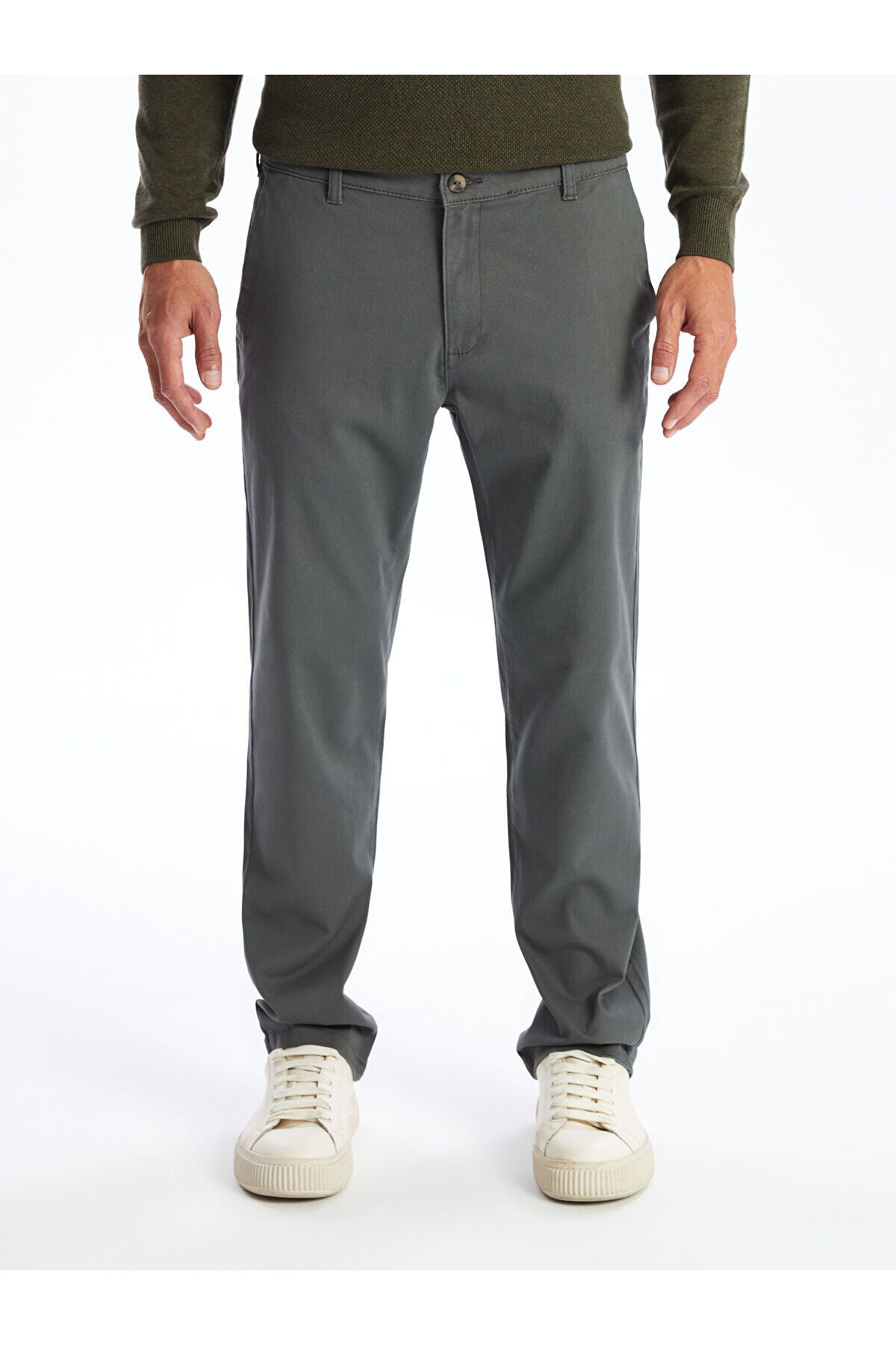 LC Waikiki-Pánské Chino kalhoty Lcw Standard Fit Gabardine 3