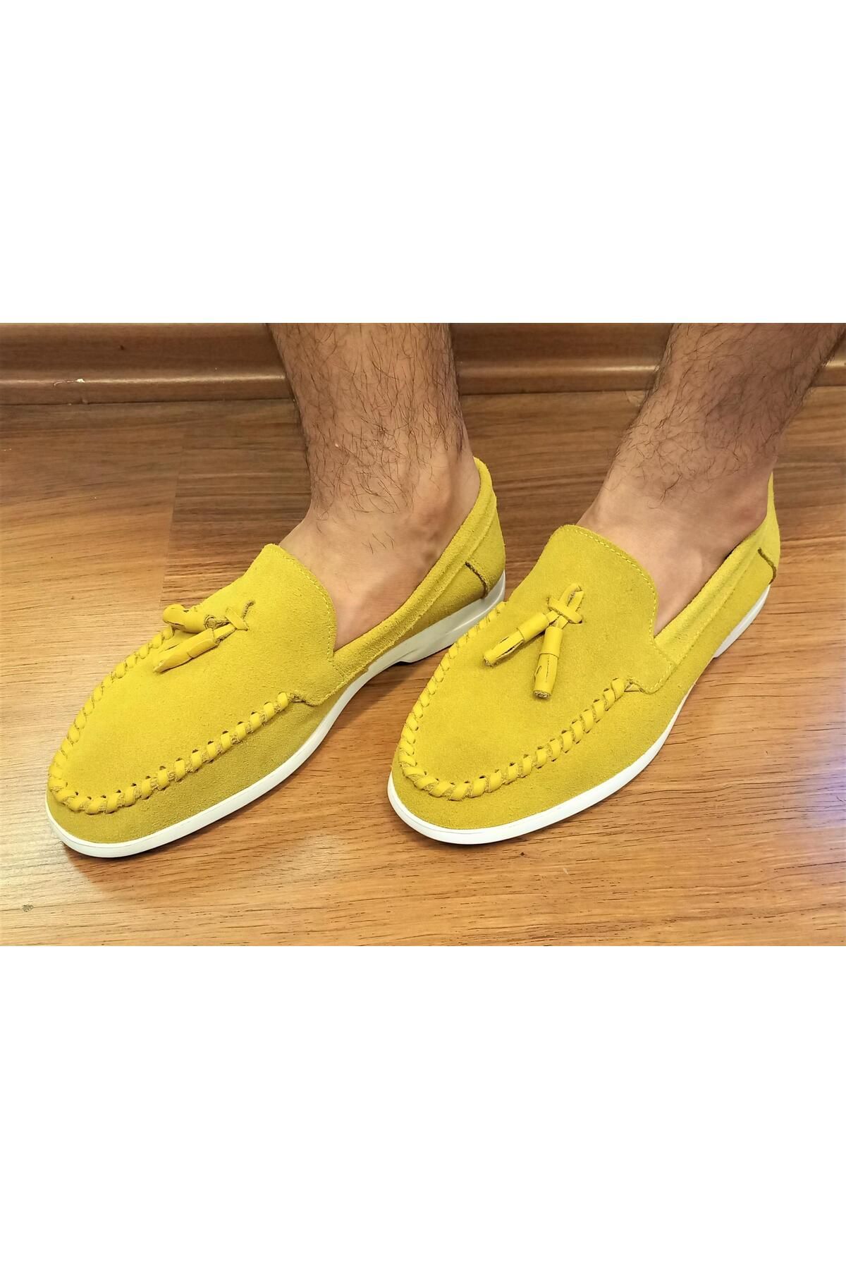 BAGSSHOES Ell441260 Northam کفش منگوله ای چرم طبیعی مردانه جیر