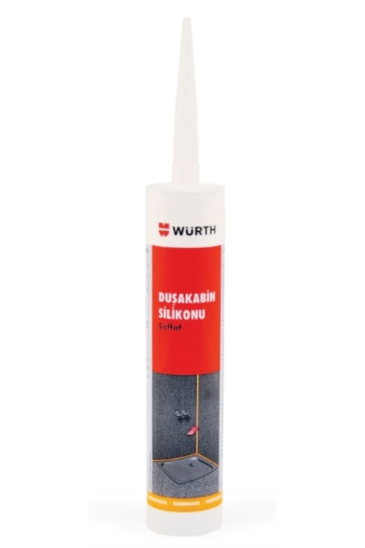 Würth Silikon Şeffaf Duşakabin