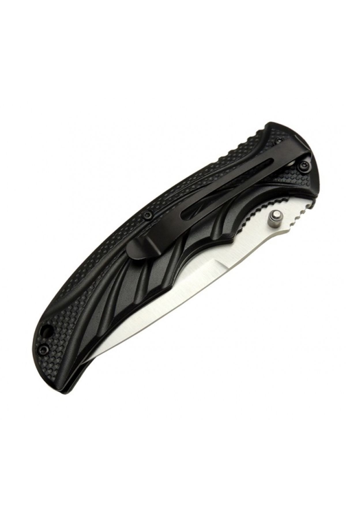 DENİZBİLİŞİM Handsome 453 Yeşil Kamp Çakı 21,5Cm - Yarı Otomatik