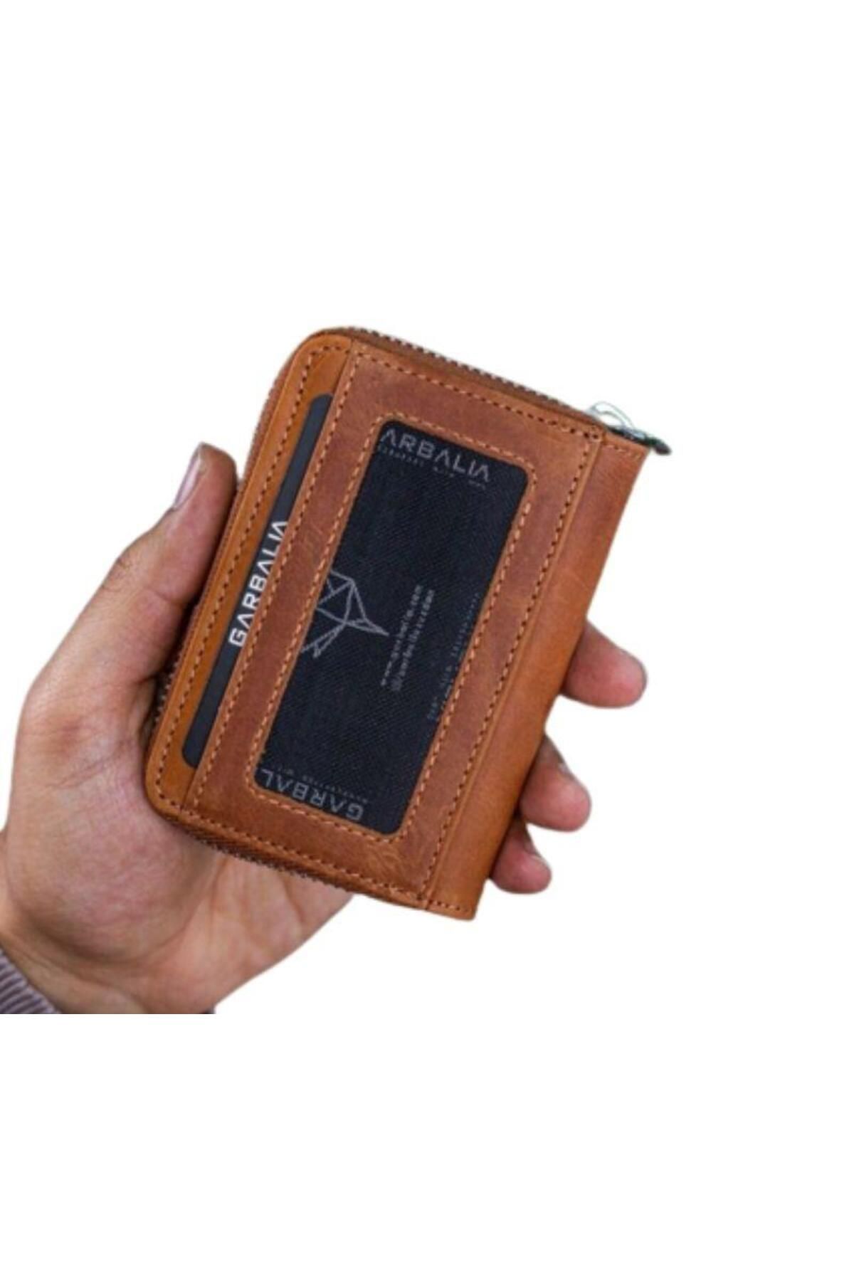 کیف پول مردانه ZIPPER CLOVIS HAKIKIDERI ACORDY TABA Garbalia