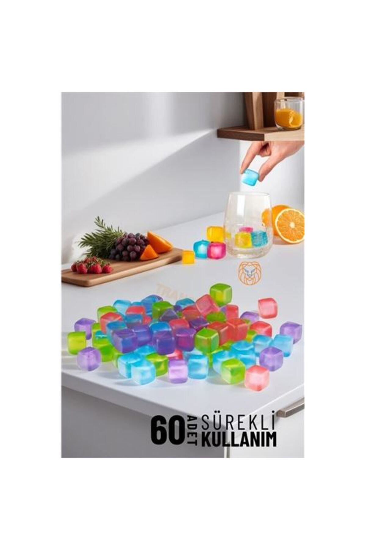 KfksStore Engithalat Buz Küpü Sürekli Kullanım 60 ADET Nordgröna