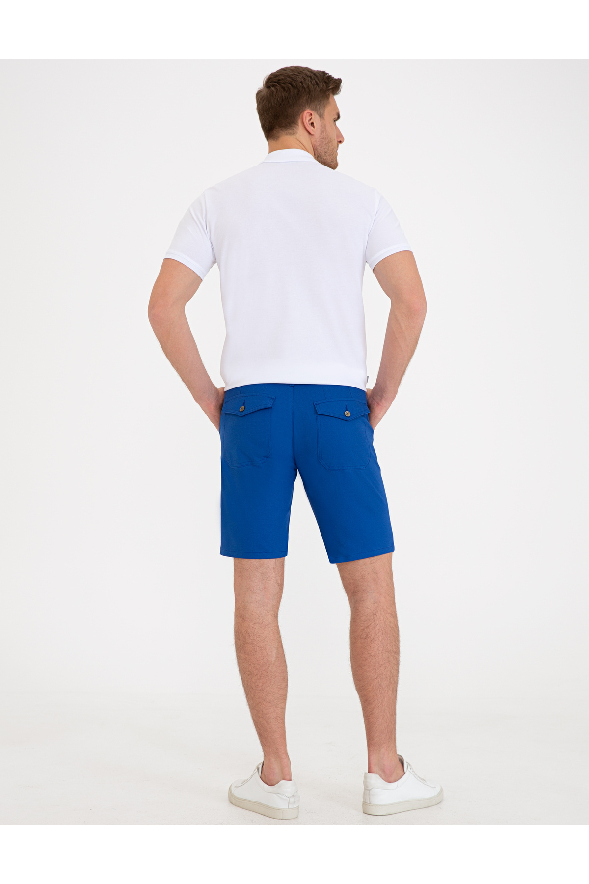 شورت و شلوارک مردانه راسته فاق نرمال | پیر کاردین Pierre Cardin 516506 - تصویر 3