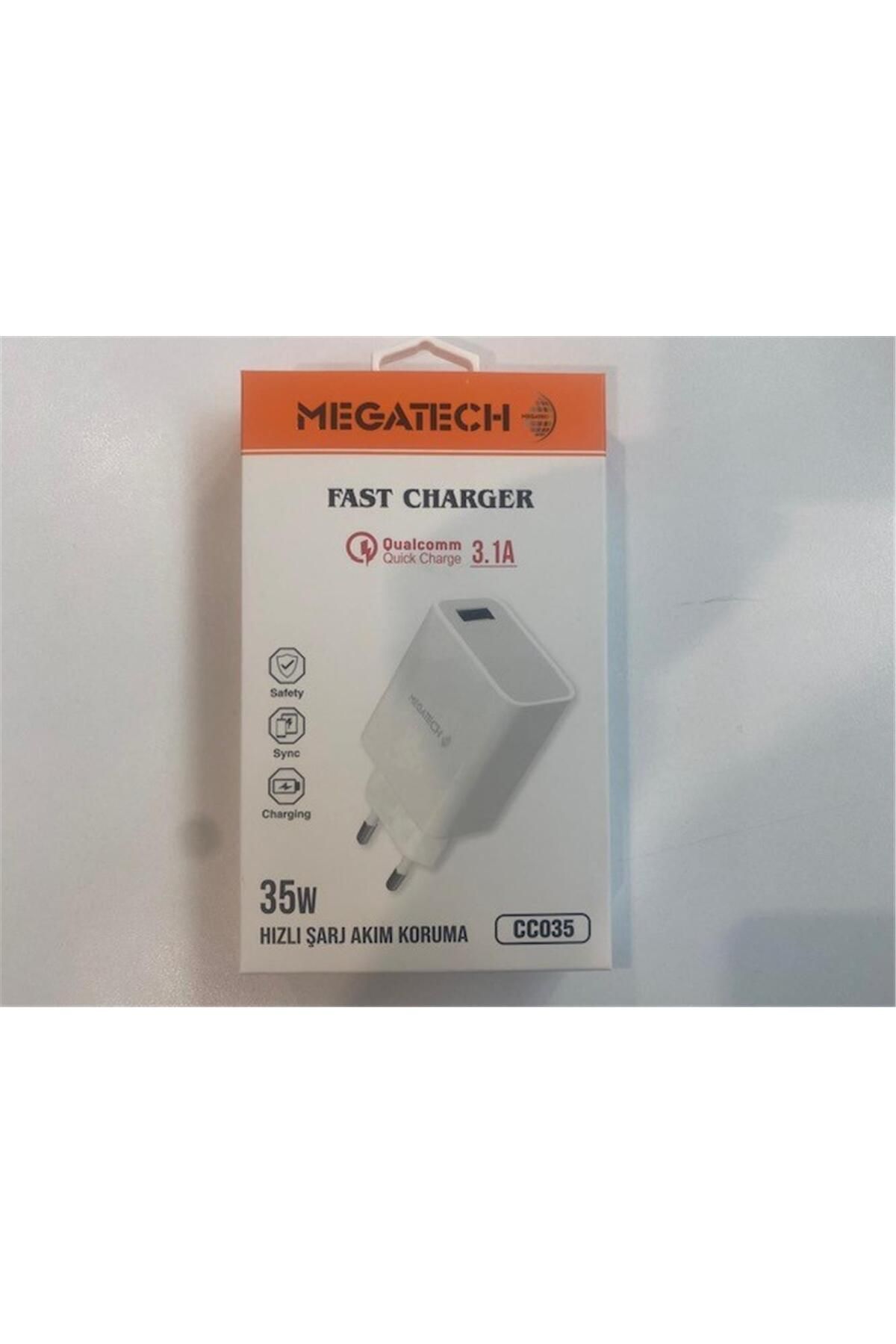Vobotek Teknoloji Megatech CC035 35W Usb Ev Şarj Kafa 3.1A Hızlı Şarj
