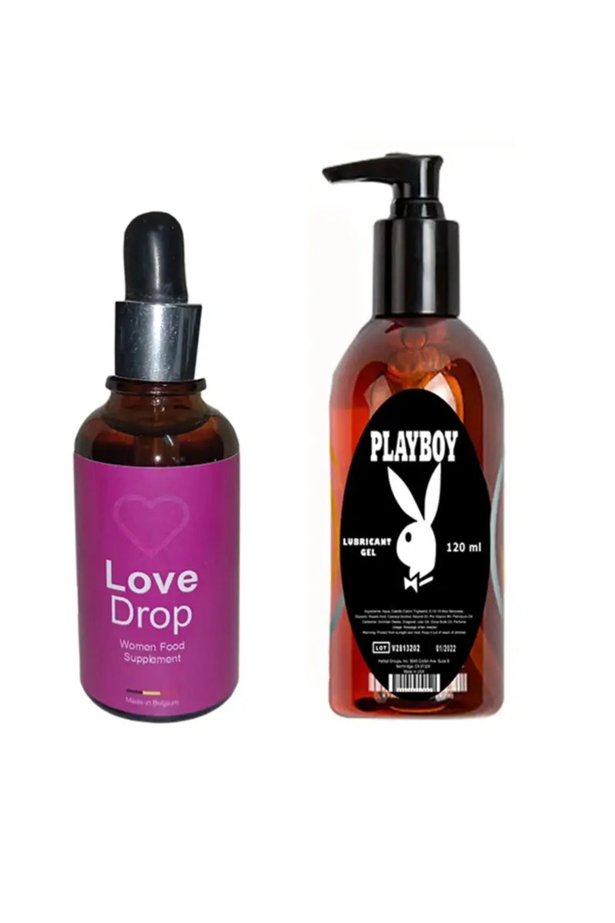 Playboy Lubircant kayganlastırıcı Jel 120 ml kadınlar icin Love drop ile