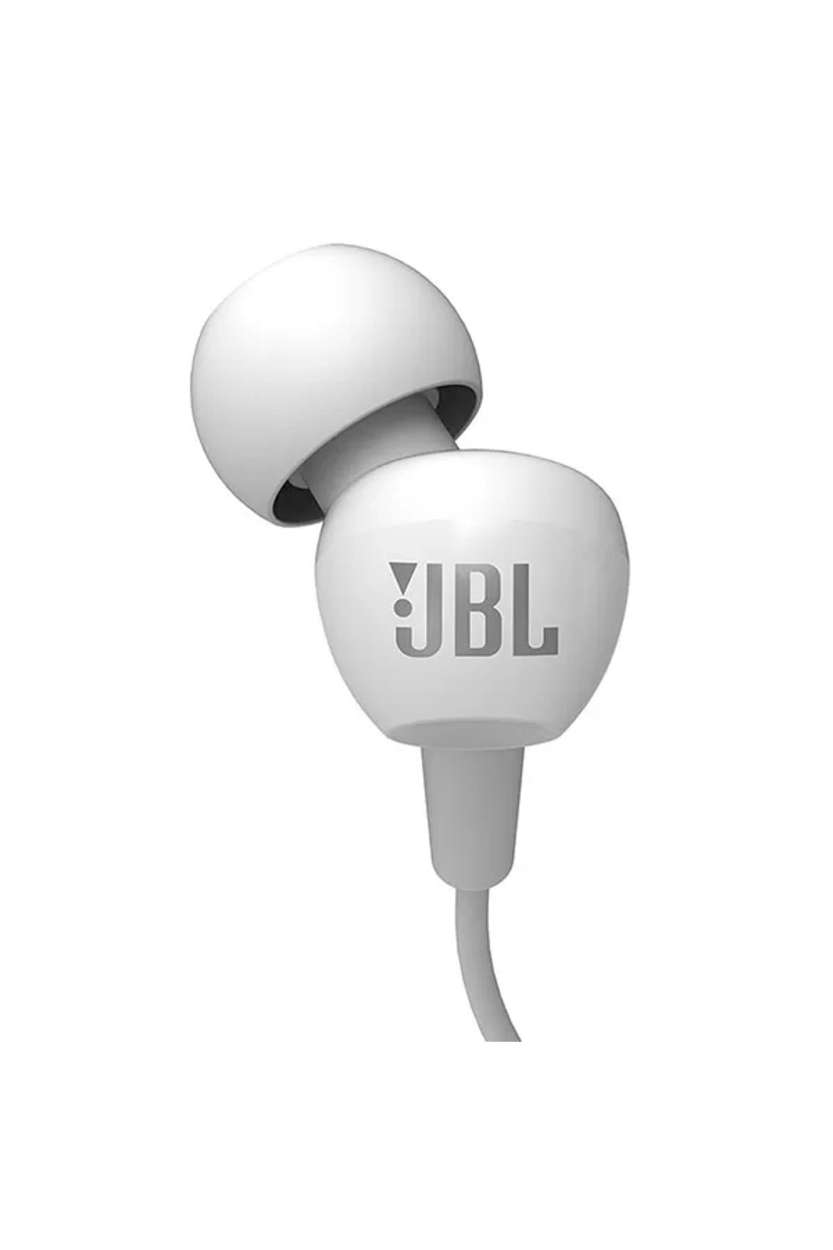 JBL C100sıuwht Mikrofonlu Kulakiçi Kulaklık Ct Ie,beyaz-3