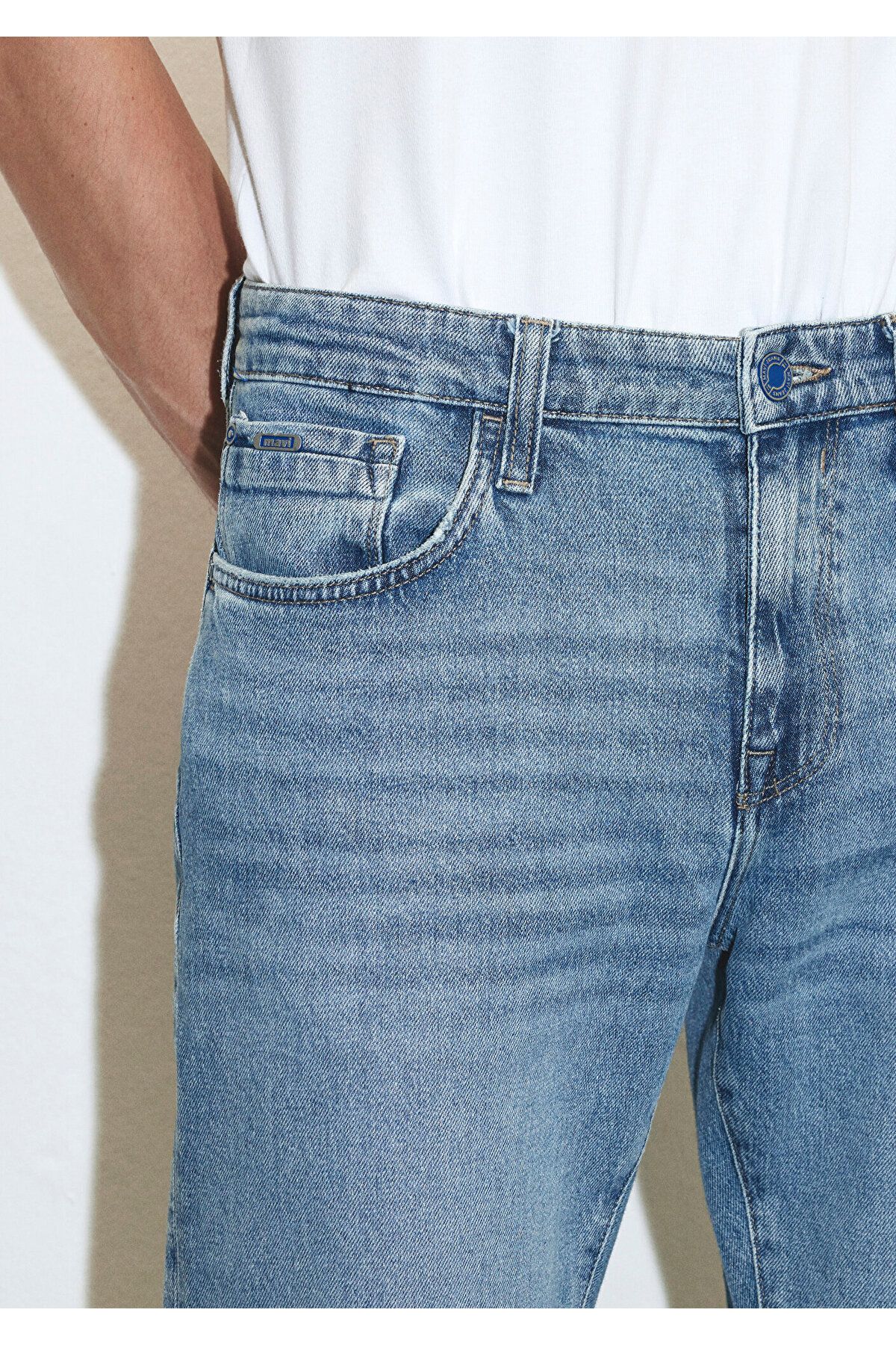 Mavi-Milan Premium Blue Misty Offene Jeanshose 0081083030 7