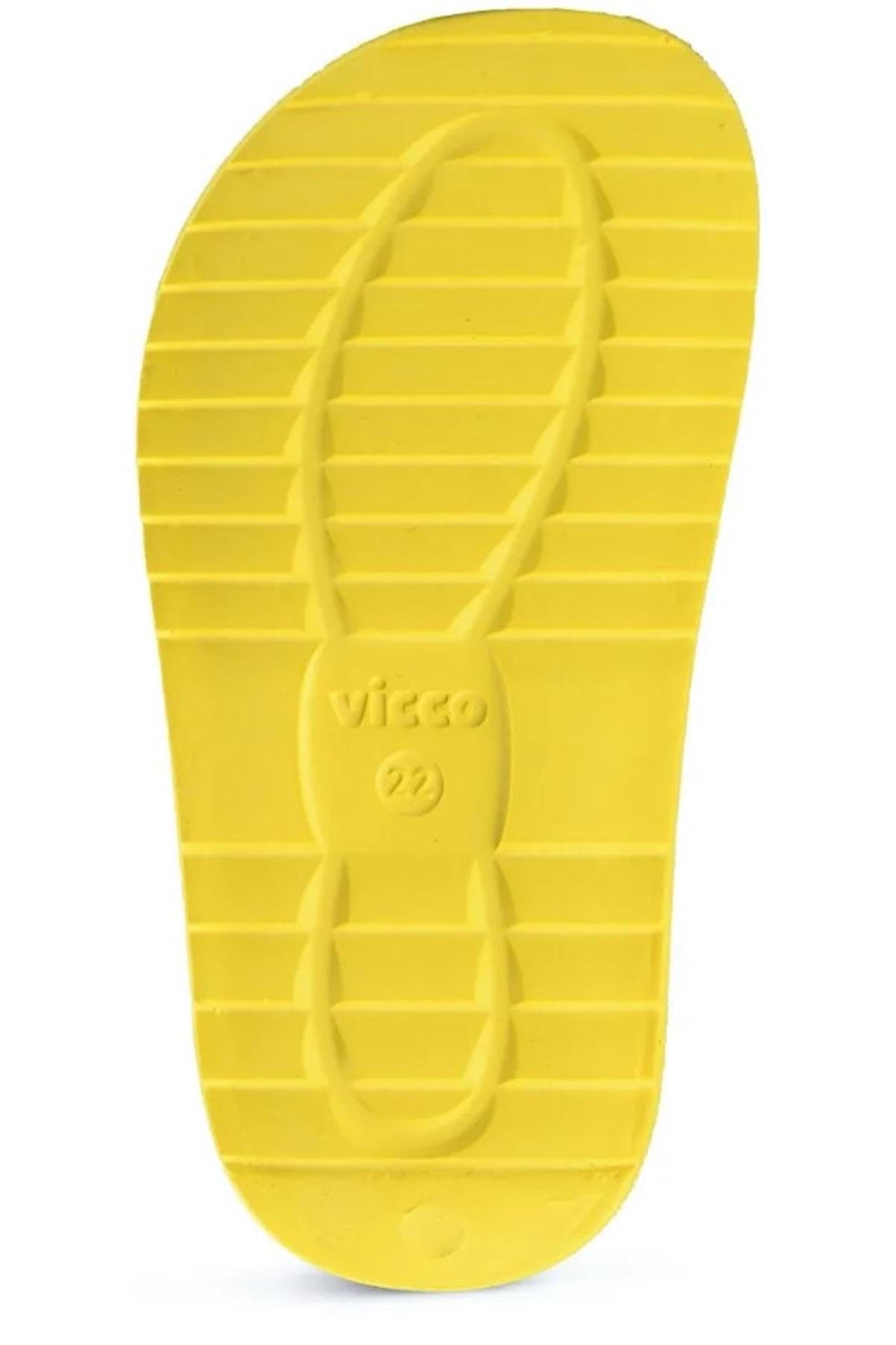 Vicco صندل های کودک ارتوپدی اسم حیوان دست اموز Sarı
