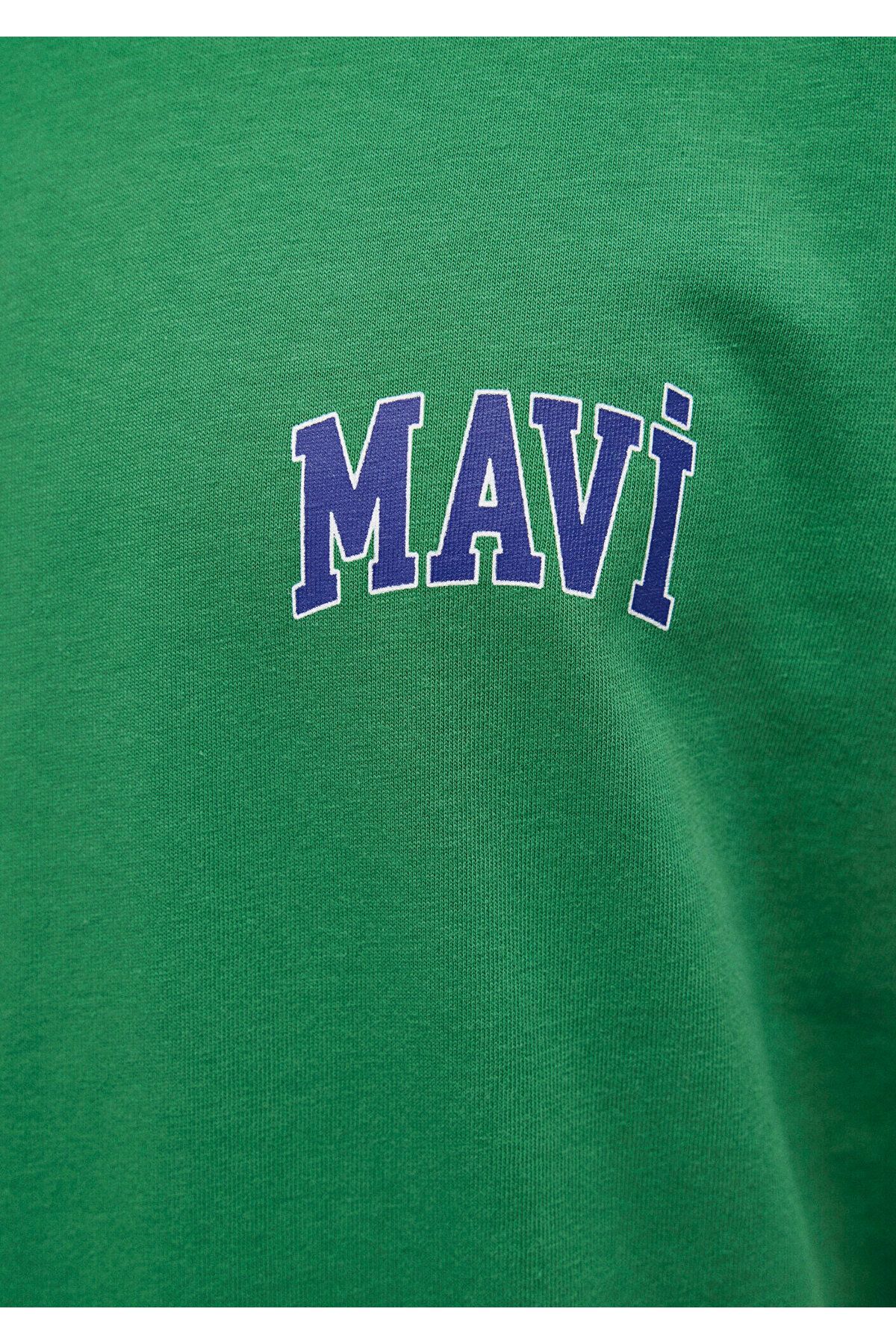 Mavi-Grünes T-Shirt mit Logo-Aufdruck Regular Fit / Regular Fit0611714-71696 6