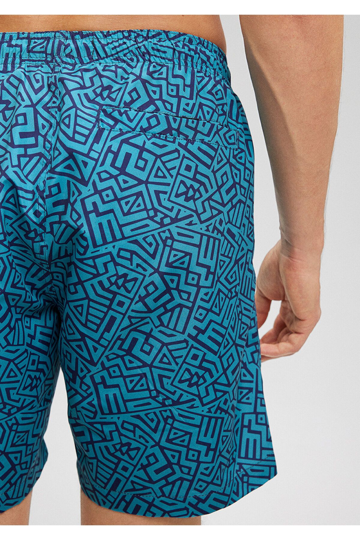 Mavi-Blue Printed Swim Shorts -0911481-70758 6