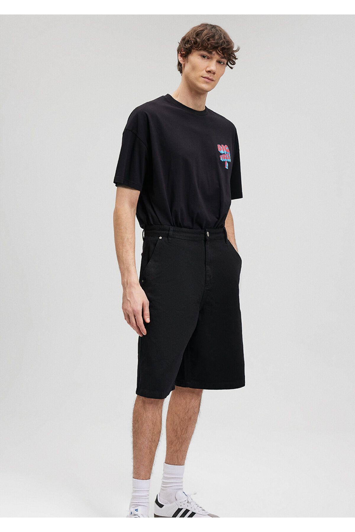 Mavi-Black Shorts -0410194-900 Model 1