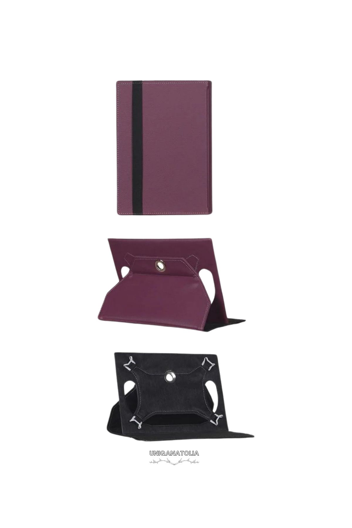 UniqAnatolia-Kawai Wa-1116Qc - 10.1" Universal Stand 360 °   Rotatable Tablet Case 2