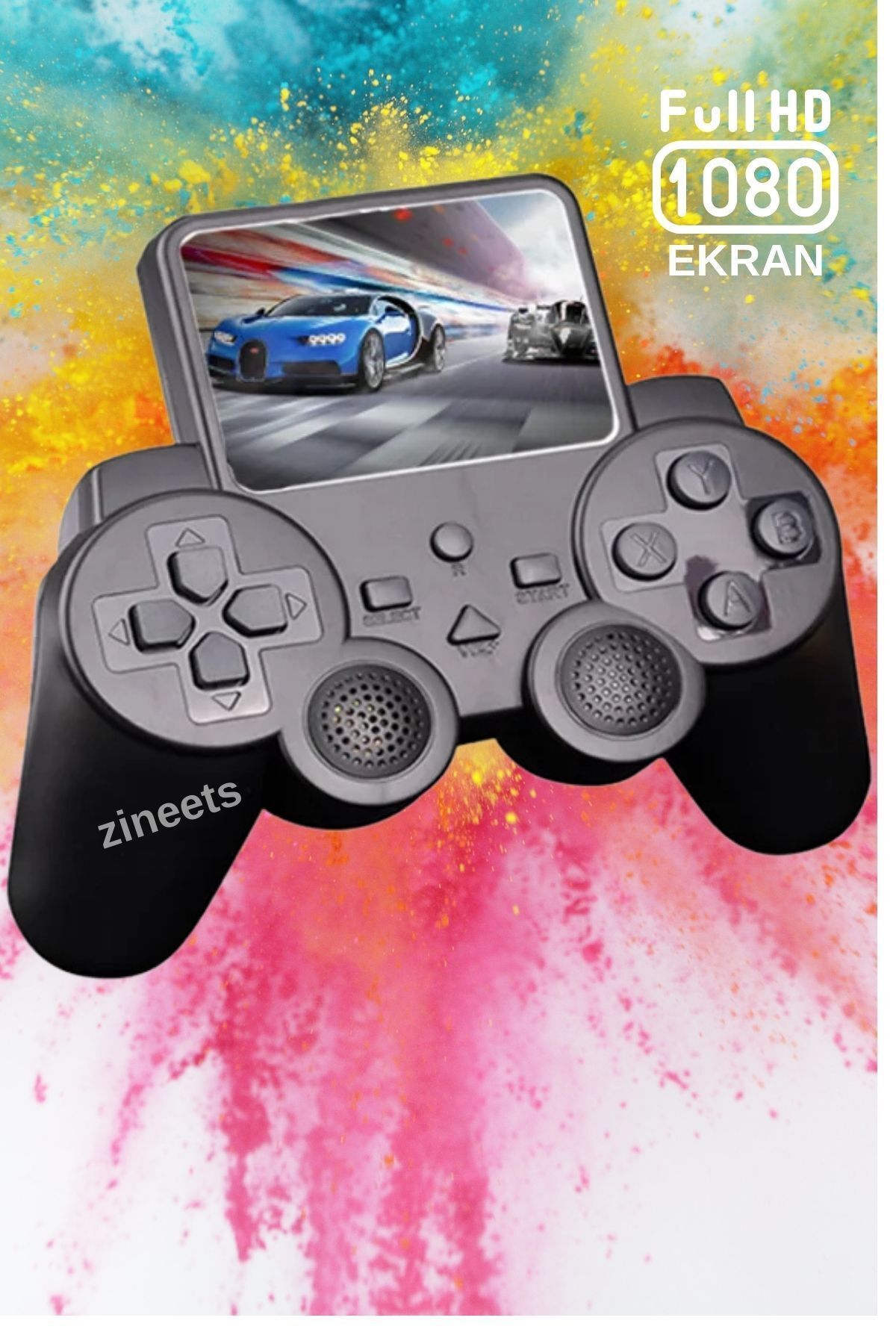 LEERFEI-520 Games Arcade Gamepad - Classic Tv Arcade with Wireless, Media Color Screen 4