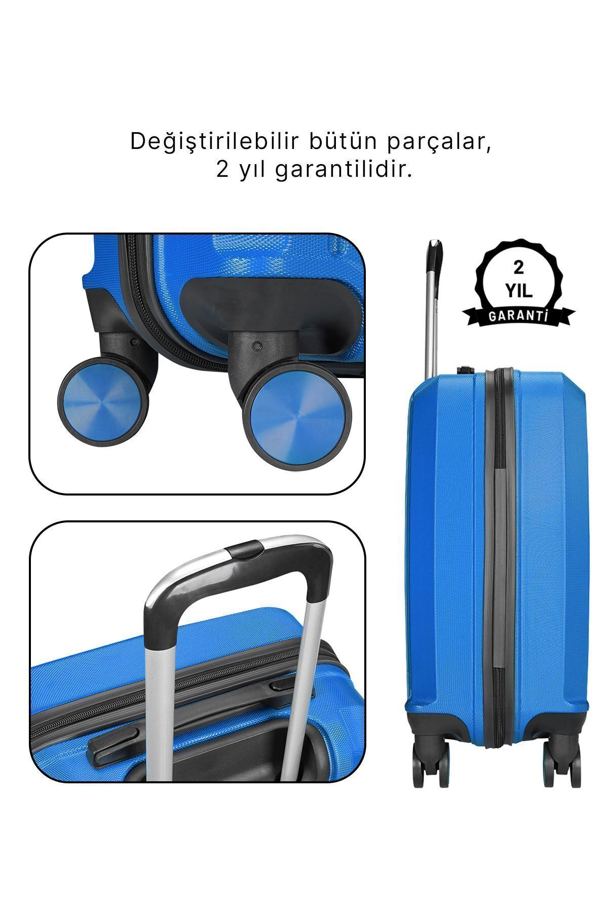 Wexta WX-210 Çivit Mavi Kabin ( Küçük ) Boy Valiz - Fiyatı, Yorumları
