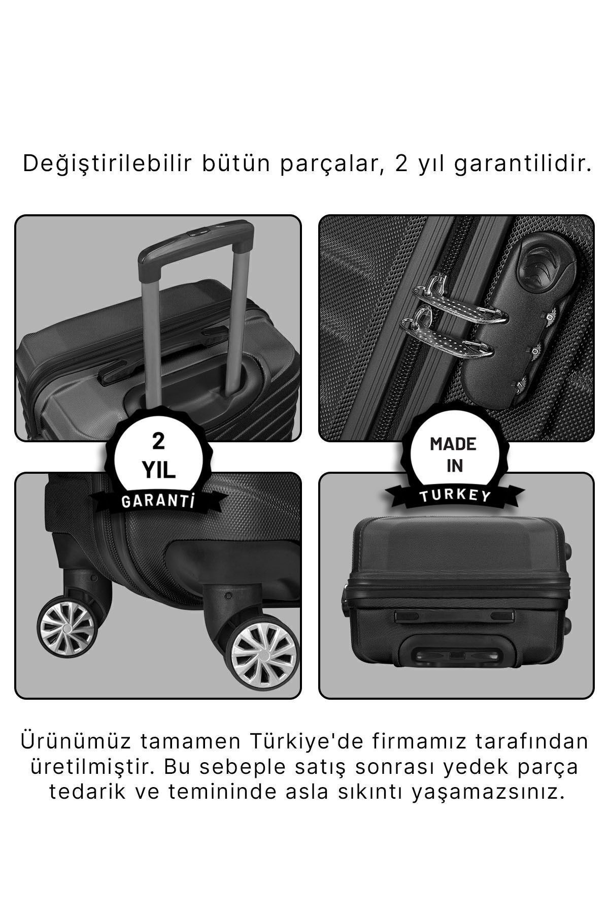 Wx-210 Siyah Büyük Boy Valiz