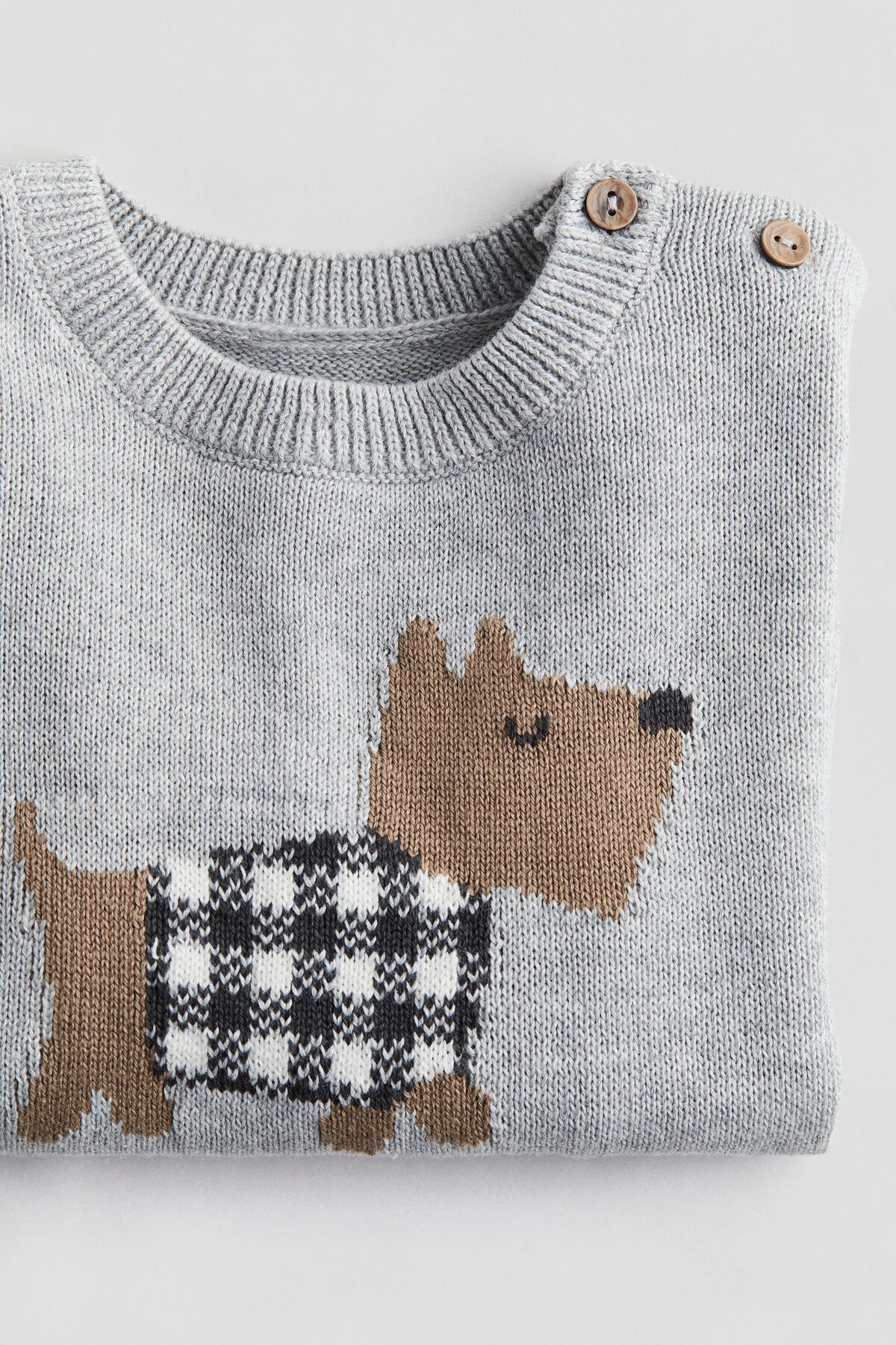 Cotton-knit Jumper