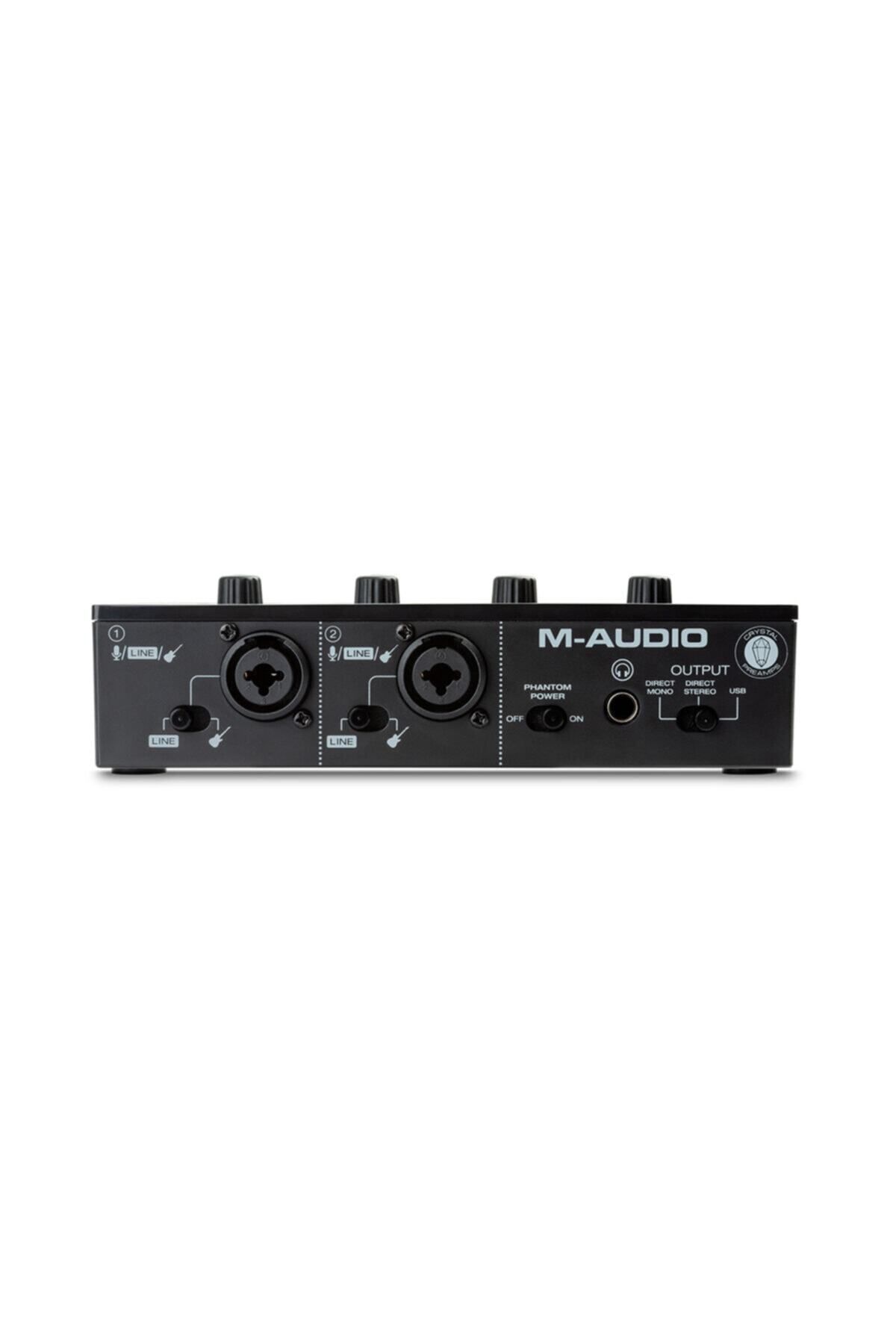 M-AUDIO-M-Track Duo USB Audio Interface - Audio Interface for Recording, Stream, and Podcast Sn 1 2