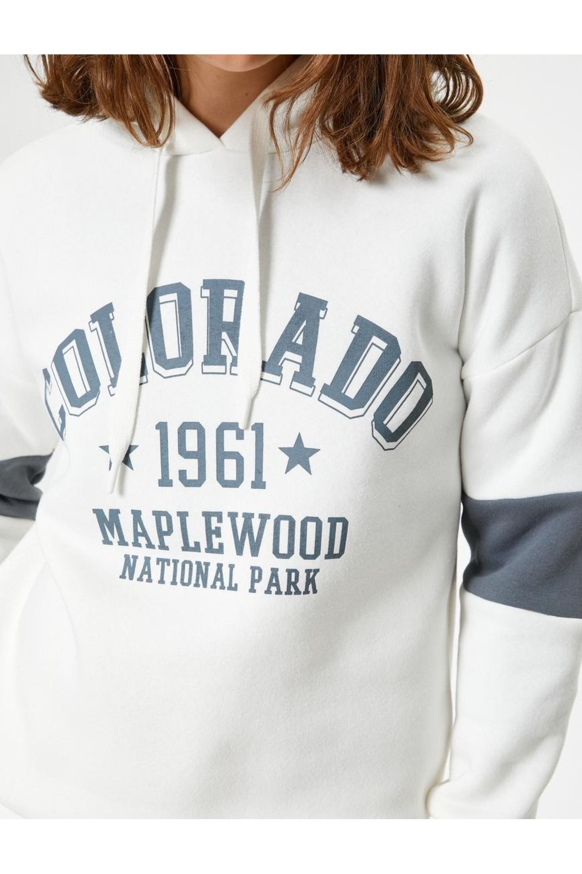 سویشرت زنانه اکرو کوتونKoton | SS0000000039890 اورجینال - تصویر 5