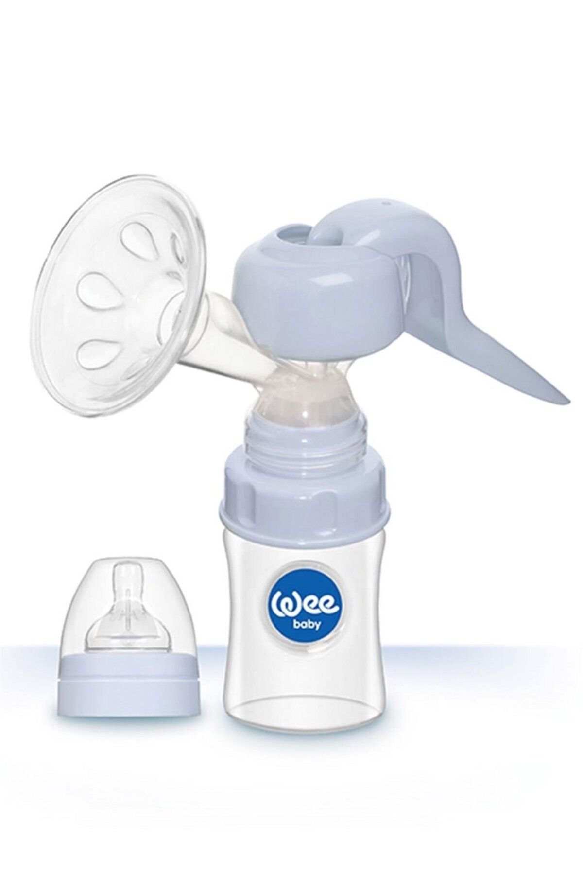 Wee Baby Wee 752 Pratik Manuel Göğüs Pompası Göğüs Pedi 40'lı Anne Sütü Saklama Poşeti 20'li fotoğrafı 2 (önizleme)