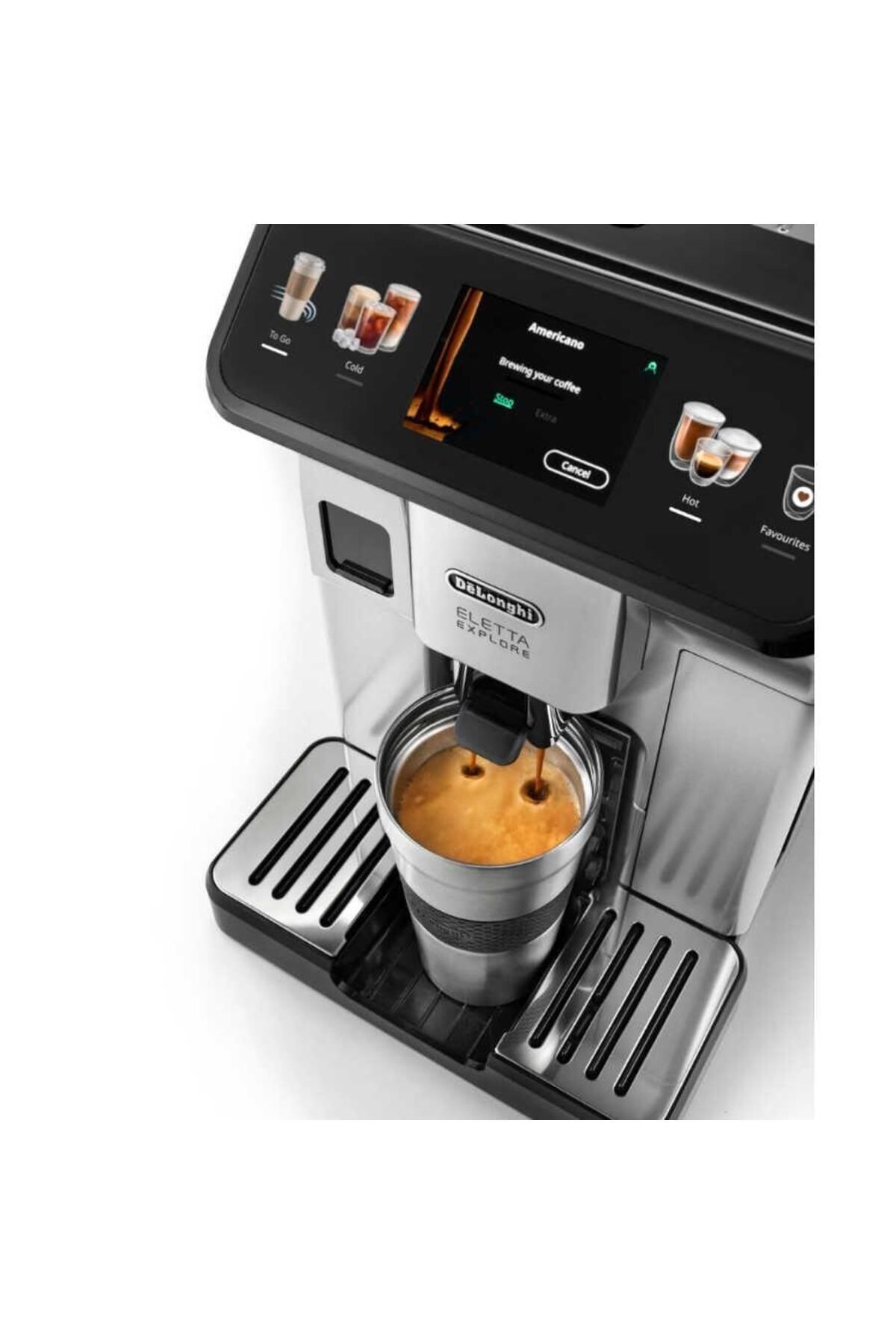 DELONGHİ-Delonghi Eletta Explore Ecam450.55.S - Fully Automatic Espresso Machine 3