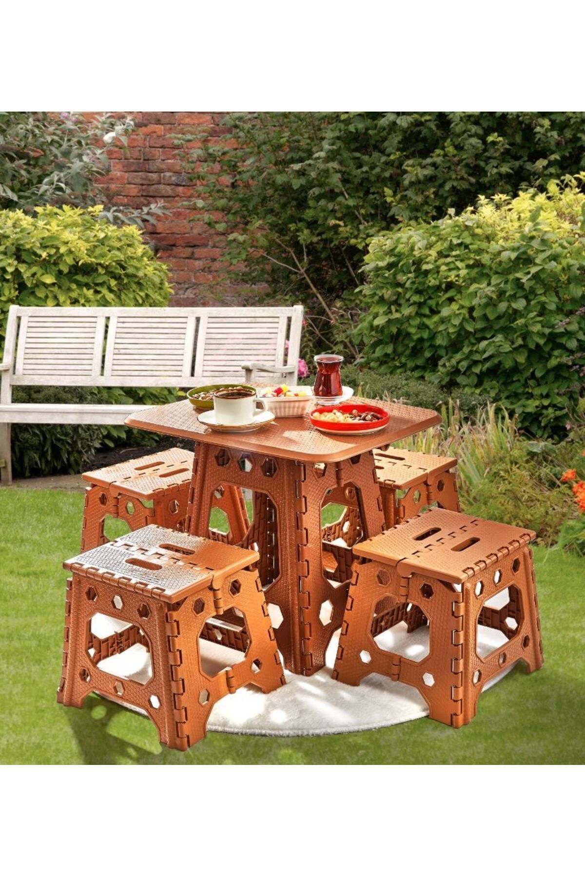 Özgen Plastik-4 in 1 Özgen Folding Picnic Table Set 1