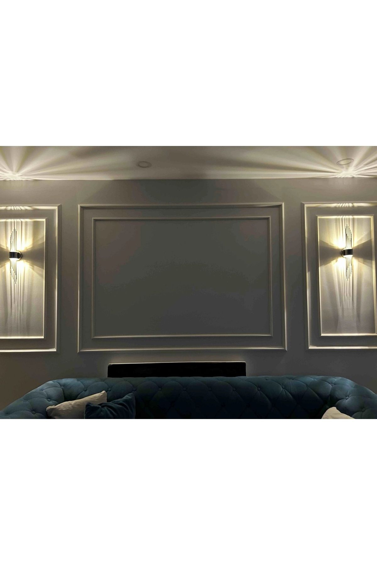 Semco PİLLİ ANGORA DUVAR APLİK (Gümüş / Nikel Renk Kaplamalı) SEMCO LED ...