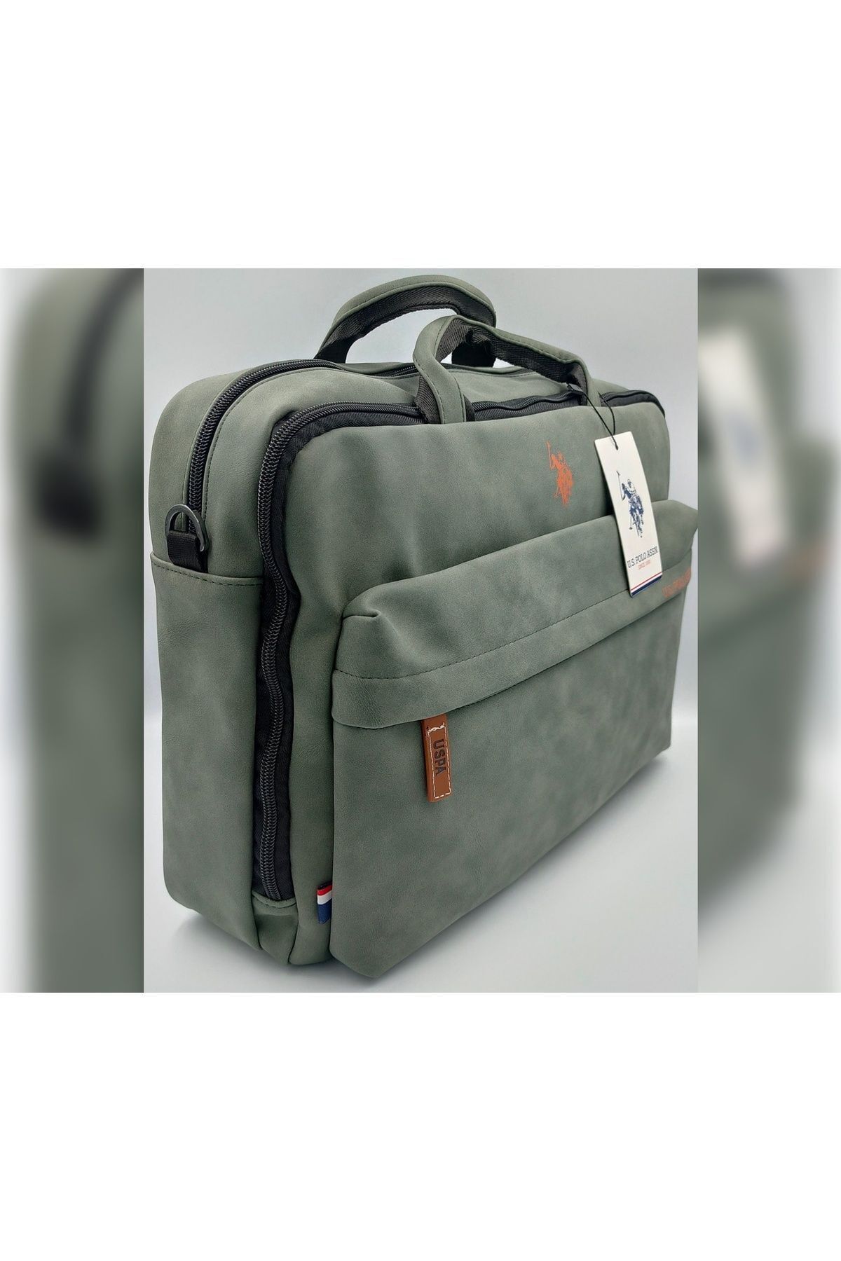 U.S. Polo Assn.-Nubuck Briefcase - Comfortable Cut 3